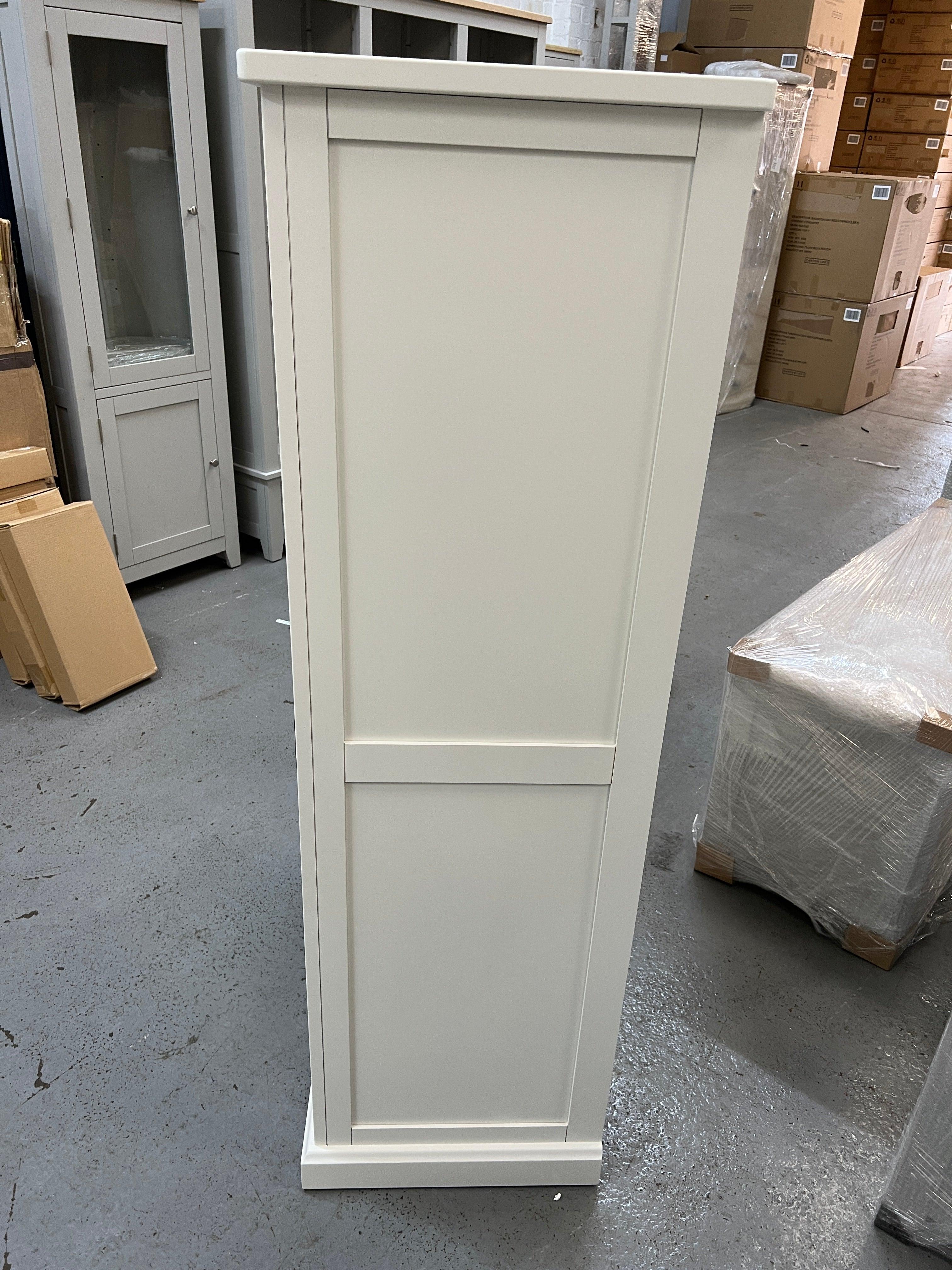 Littleton Warm White Painted Double Wardrobe Quality Furniture Clearance Ltd