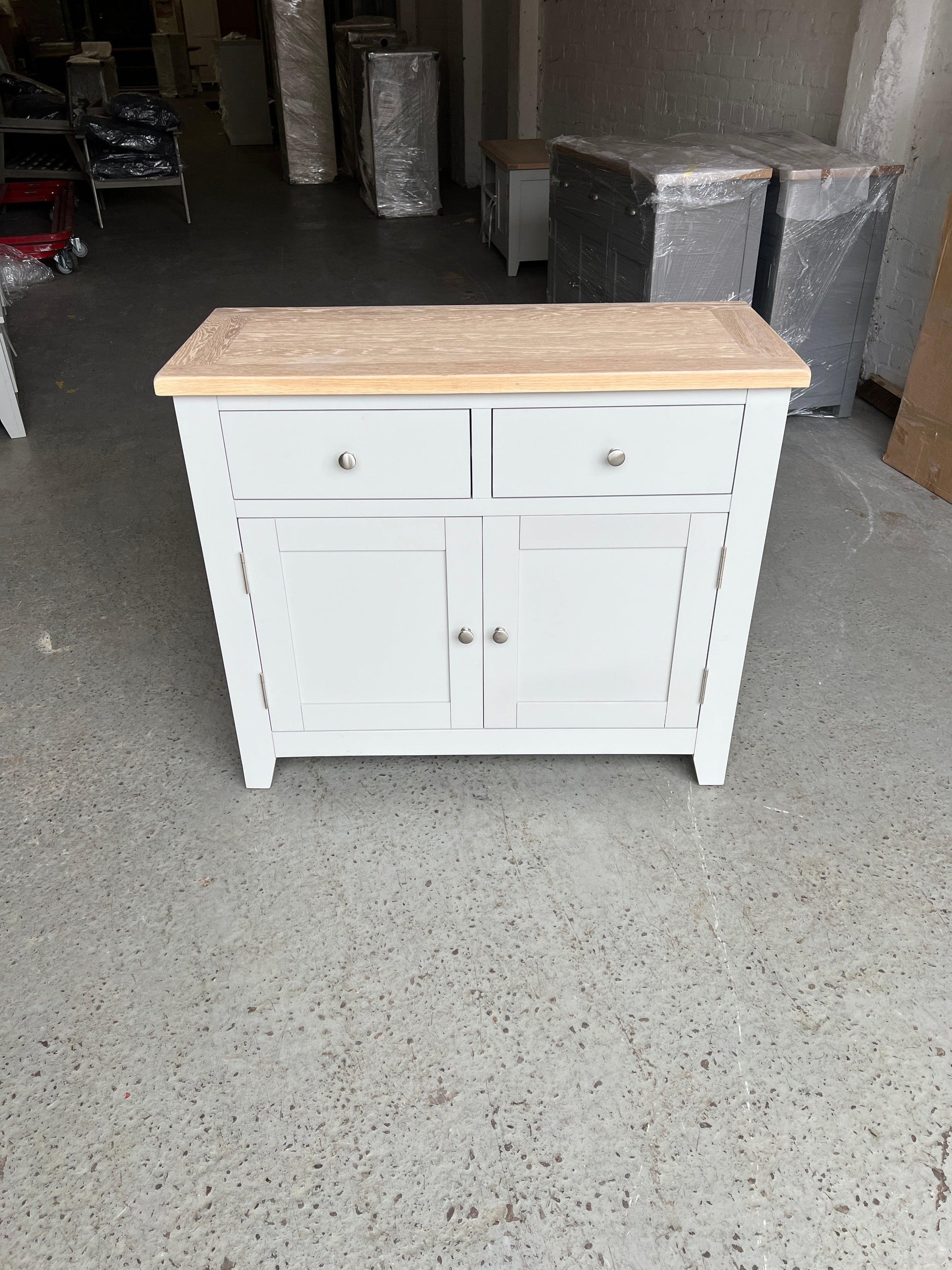 Chester Dove Grey Small Sideboard Quality Furniture Clearance Ltd