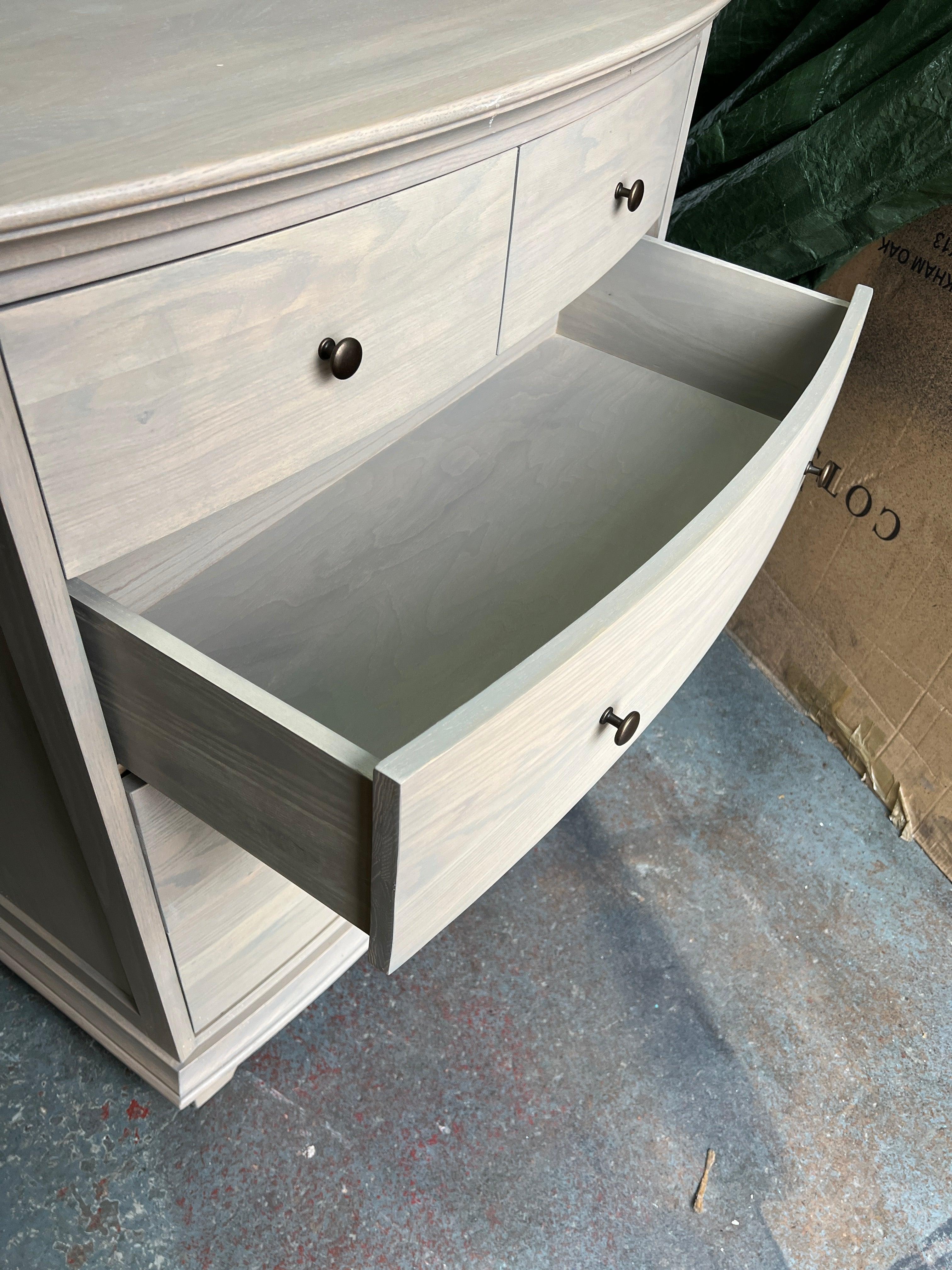 WINCHCOMBE SMOKED OAK 2+3 Chest of Drawers Quality Furniture Clearance Ltd