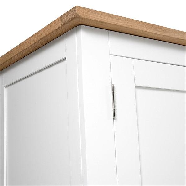 CHESTER PURE WHITE Four Door Wardrobe Quality Furniture Clearance Ltd