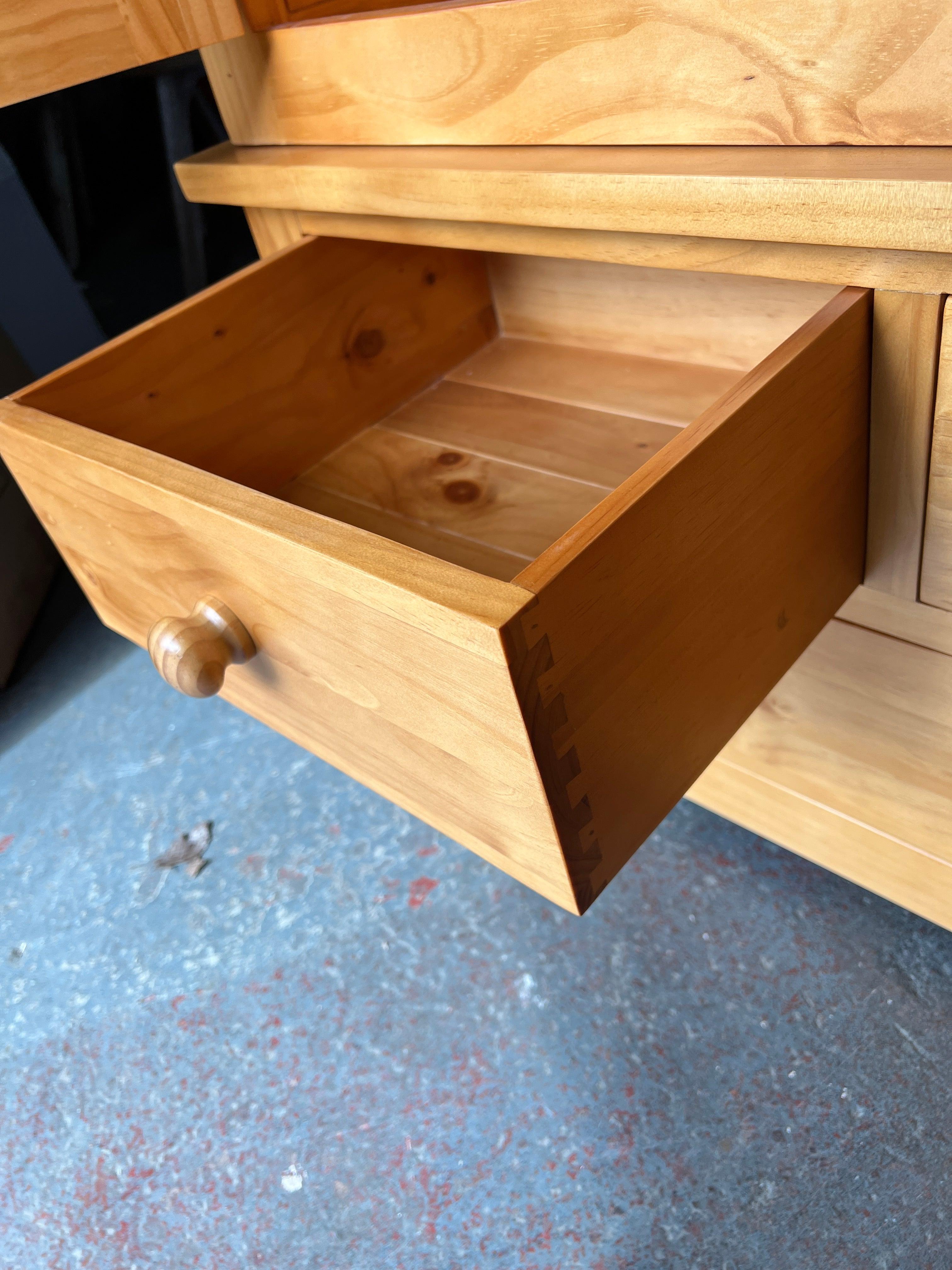 OAKLEY PINE Double Wardrobe Quality Furniture Clearance Ltd