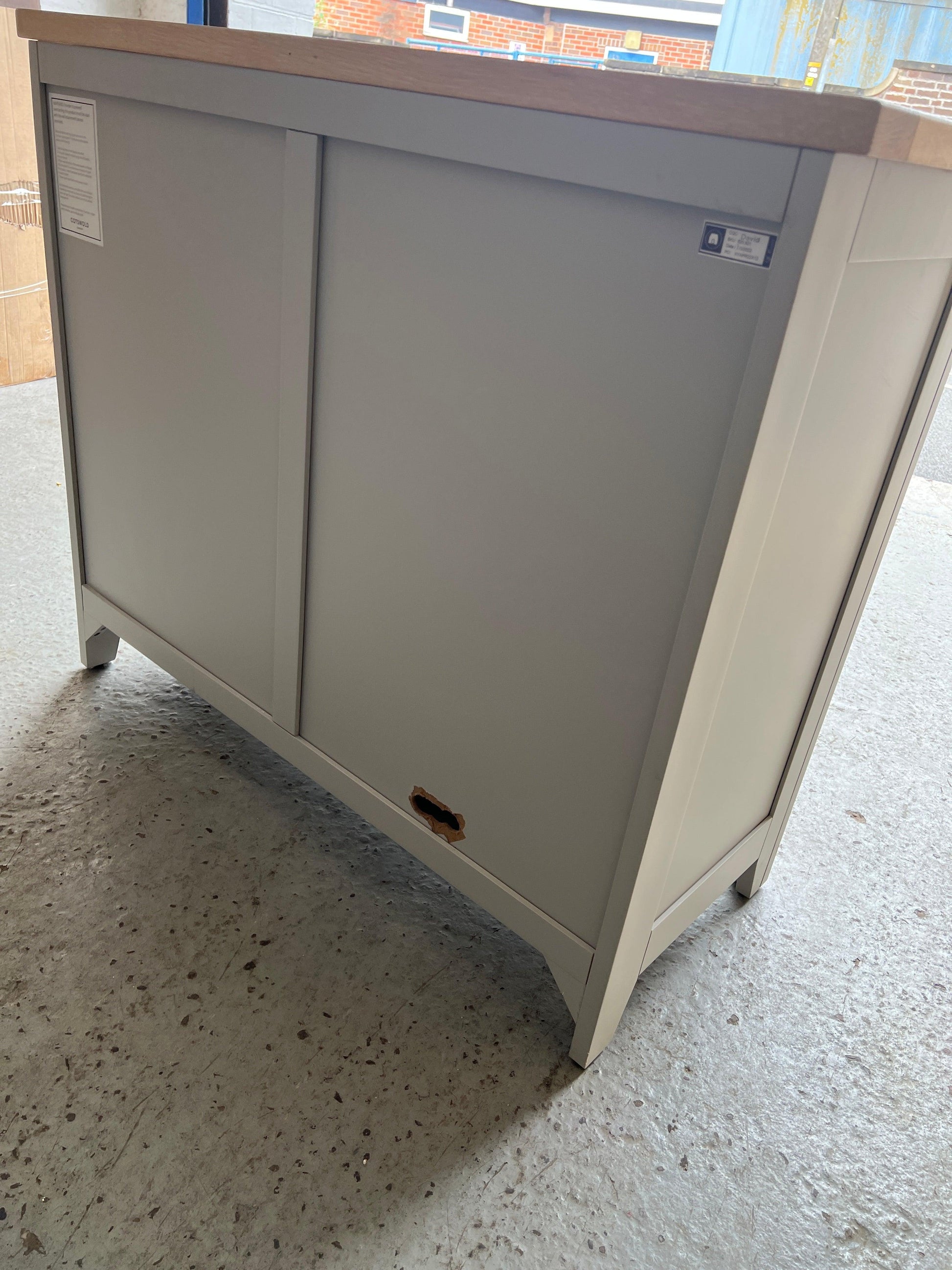 Chester Dove Grey Small Sideboard Quality Furniture Clearance Ltd