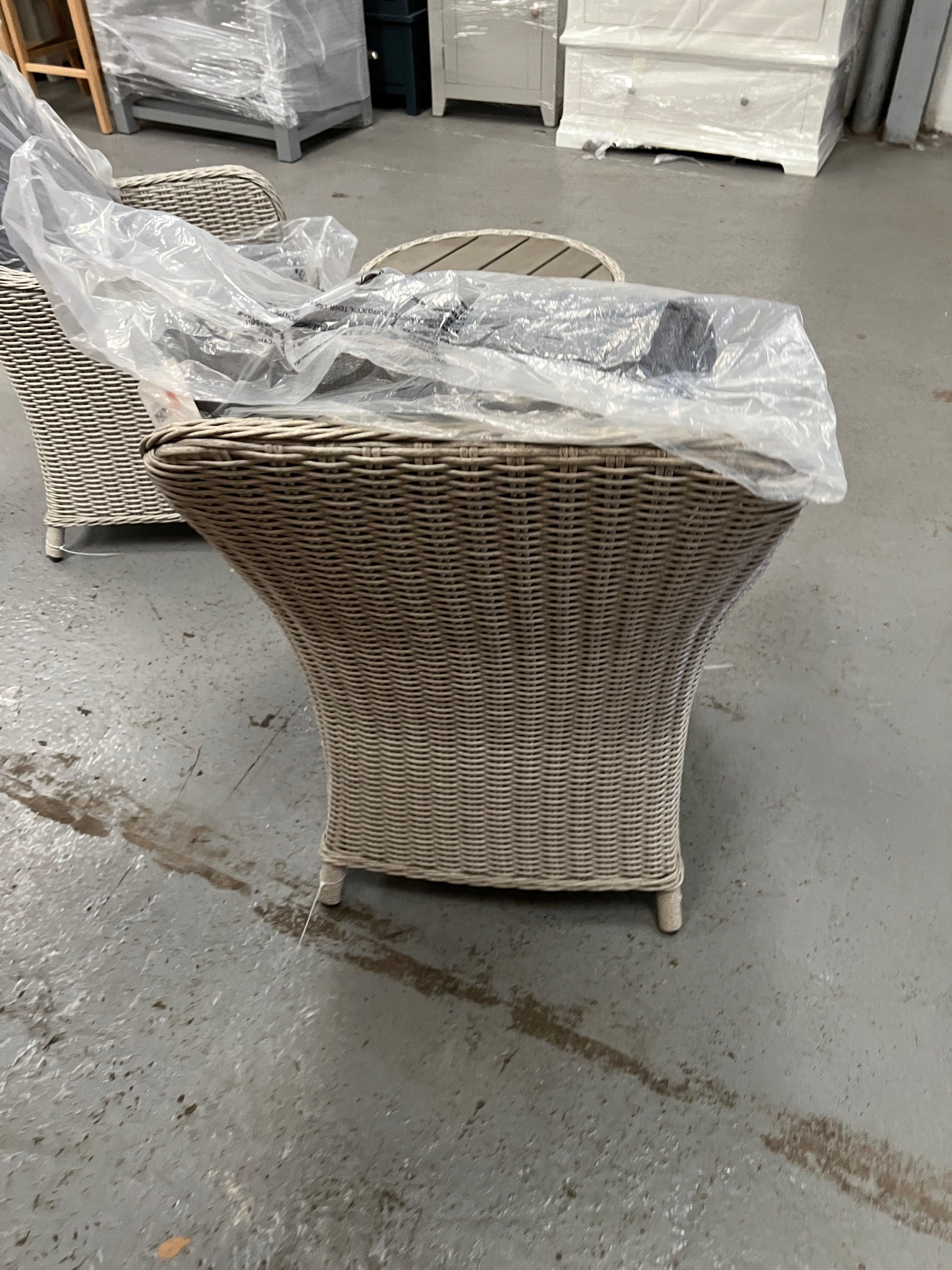 Frampton premium rattan 3 piece patio set Quality Furniture Clearance Ltd