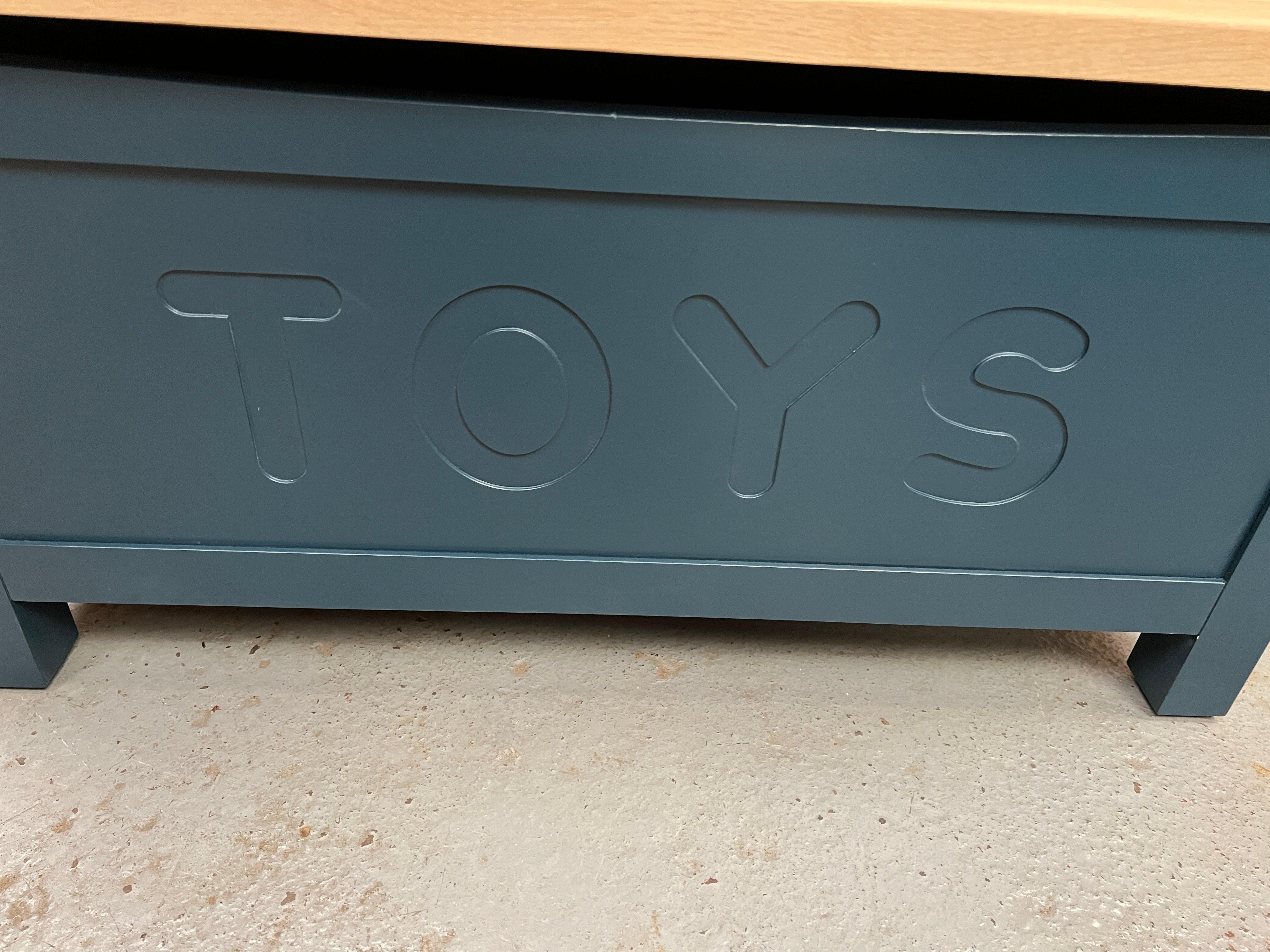 CHESTER MIDNIGHT BLUE Toy Box Quality Furniture Clearance Ltd