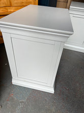 Load image into Gallery viewer, CHANTILLY PEBBLE GREY Set of 2 Jumbo Bedside Tables Quality Furniture Clearance Ltd

