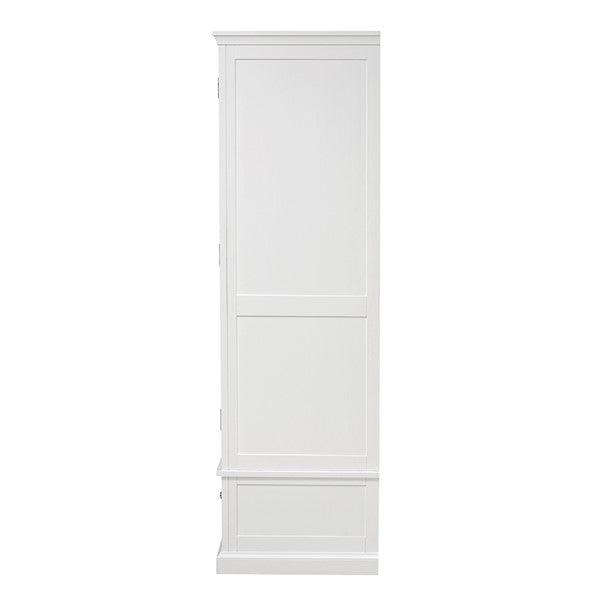 FAIRFORD SOFT WHITE Triple Wardrobe Quality Furniture Clearance Ltd