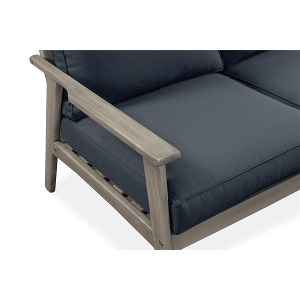STROUD 4 Piece Garden Lounge Set - Grey Wash Quality Furniture Clearance Ltd