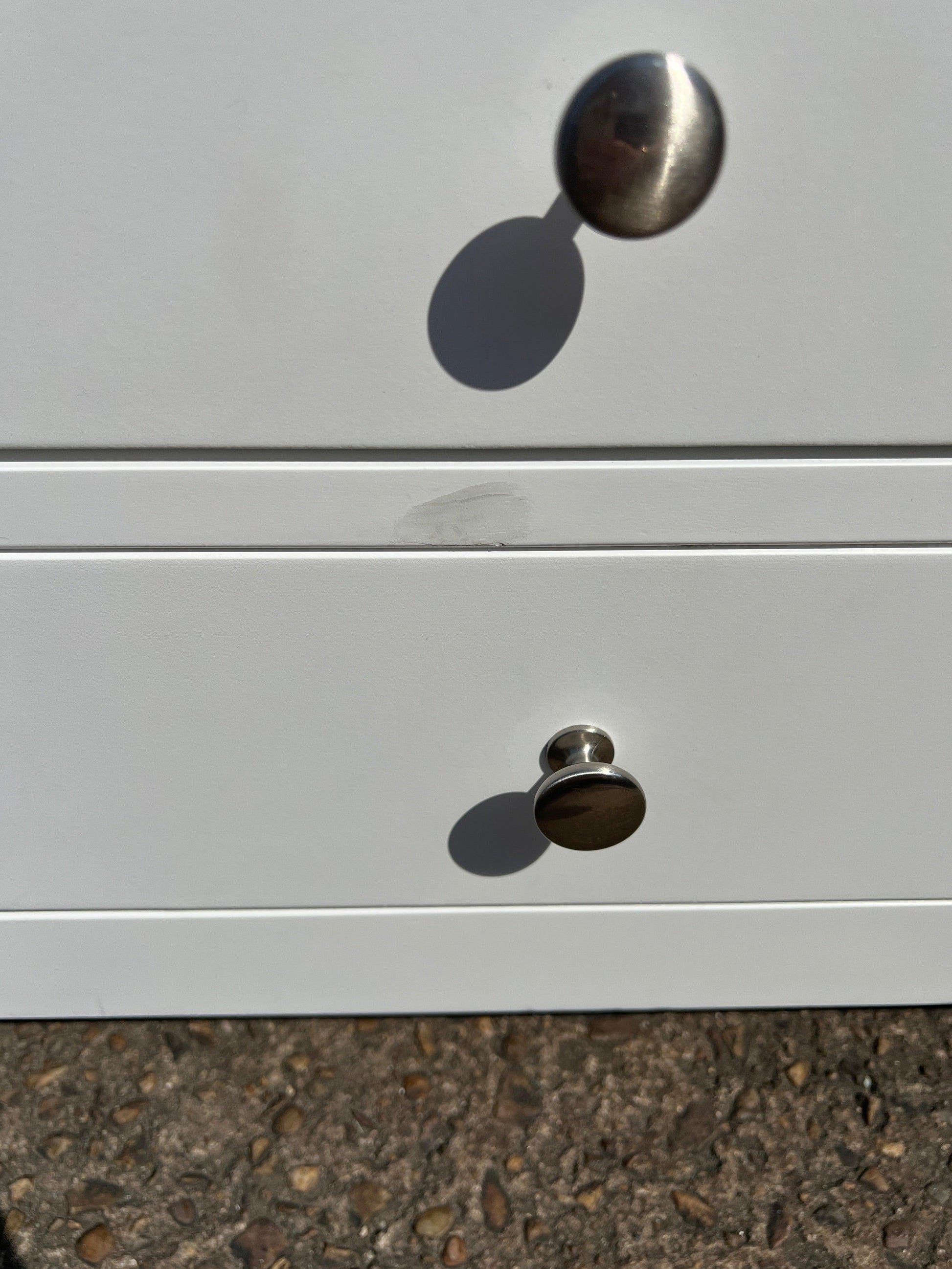 Set of 2 CHESTER PURE WHITE Jumbo Bedside Tables Quality Furniture Clearance Ltd