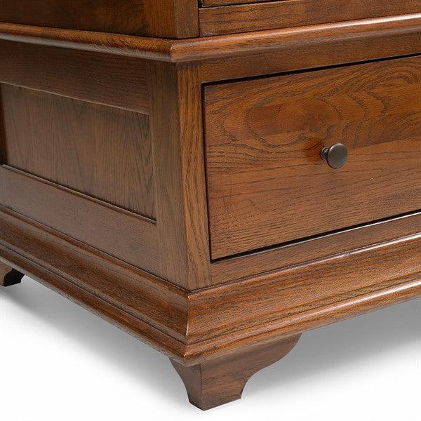 Winchcombe Dark Oak NEW Triple Wardrobe Quality Furniture Clearance Ltd