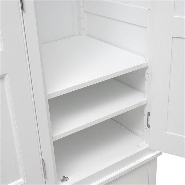 FAIRFORD SOFT WHITE Triple Wardrobe Quality Furniture Clearance Ltd