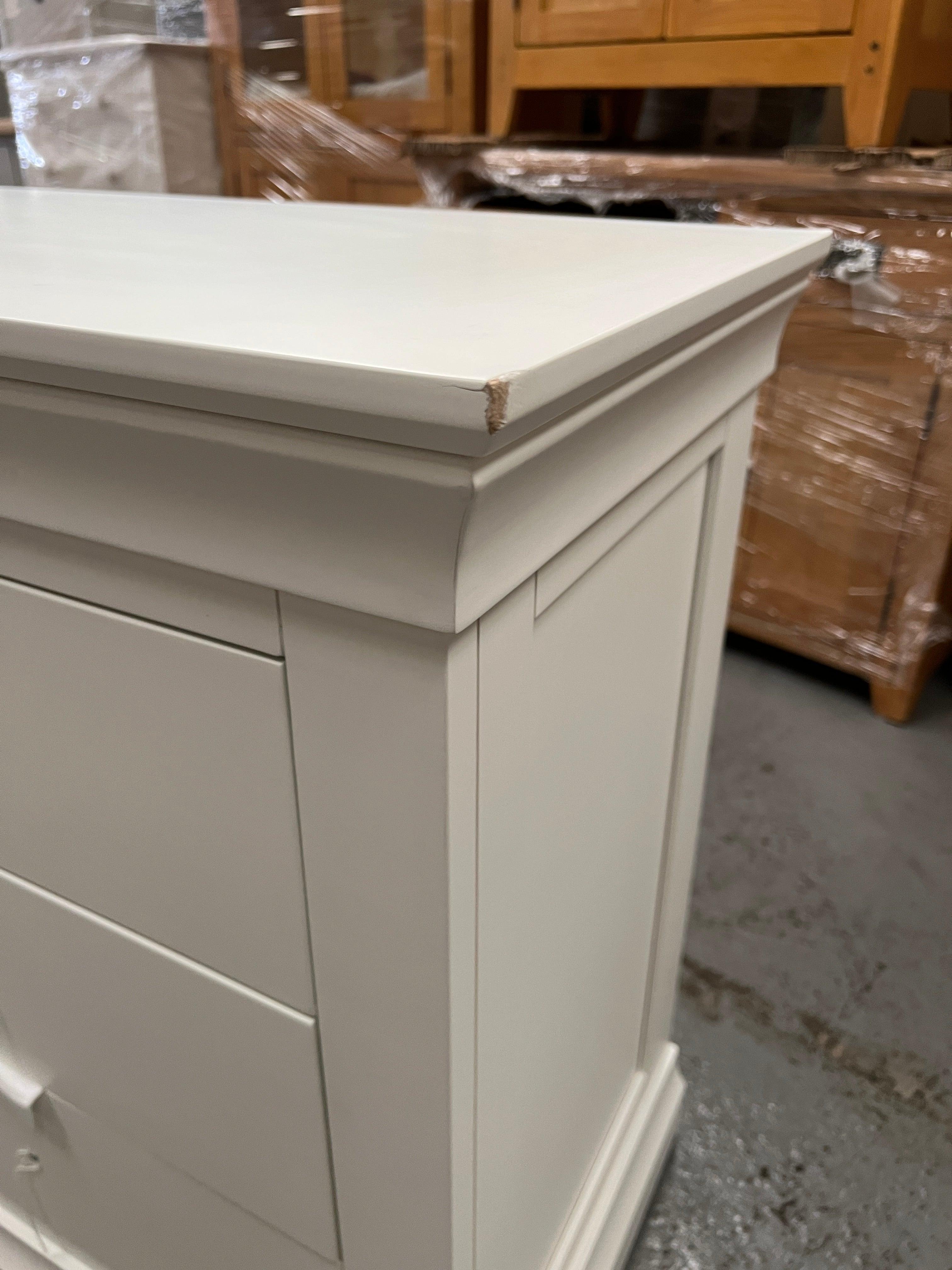 Chantilly Warm White 3 + 3 Chest Quality Furniture Clearance Ltd