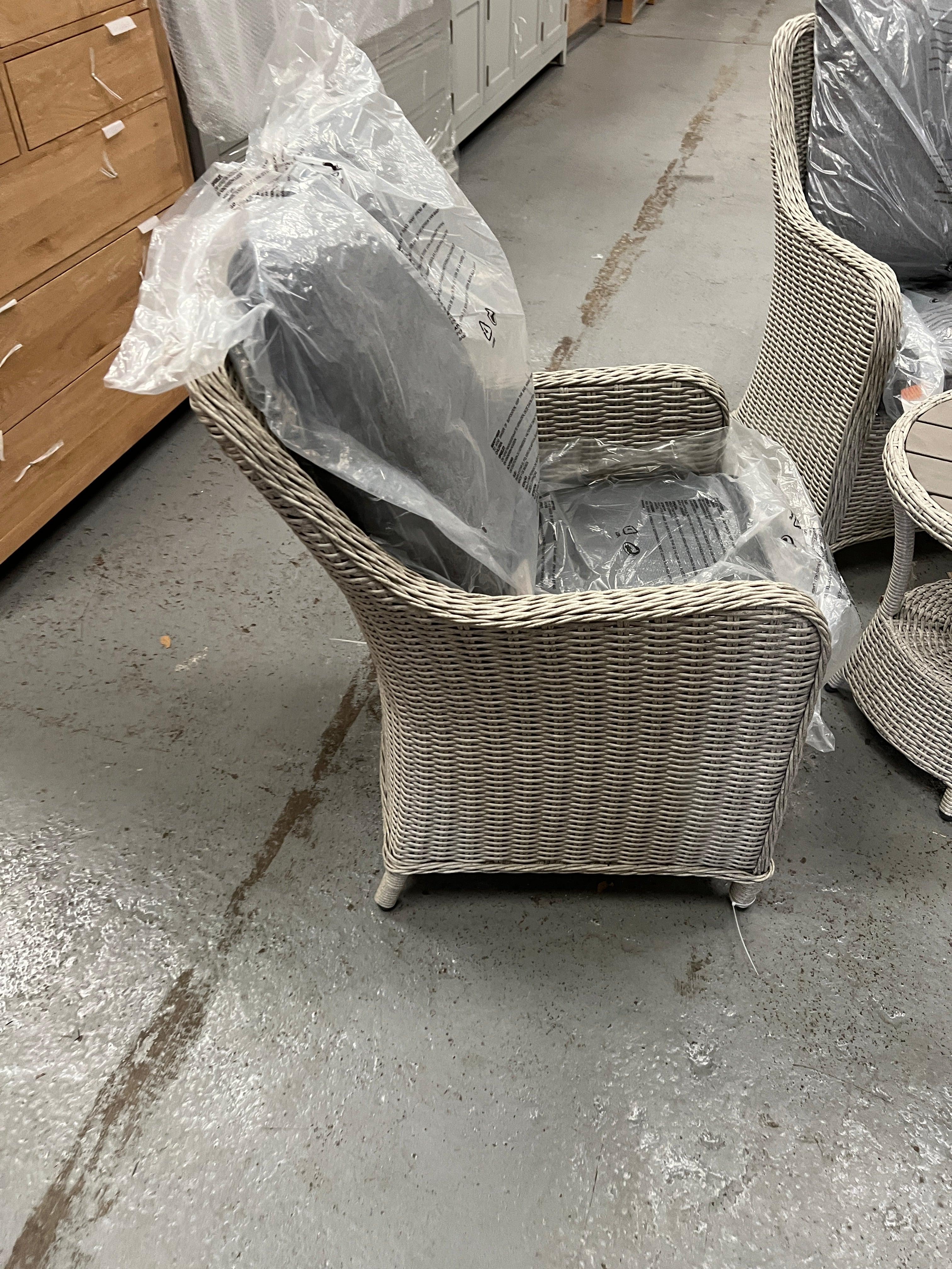 Frampton 3 piece patio set Quality Furniture Clearance Ltd