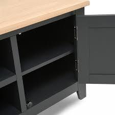 CHESTER CHARCOAL Large TV Stand up to 60" Quality Furniture Clearance Ltd