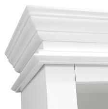 BURFORD IVORY Grand Bookcase Quality Furniture Clearance Ltd