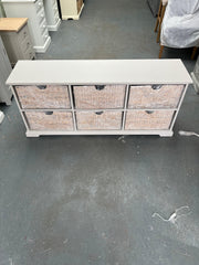 Farmhouse Dove Grey 6 Drawer Chest furniture delivered