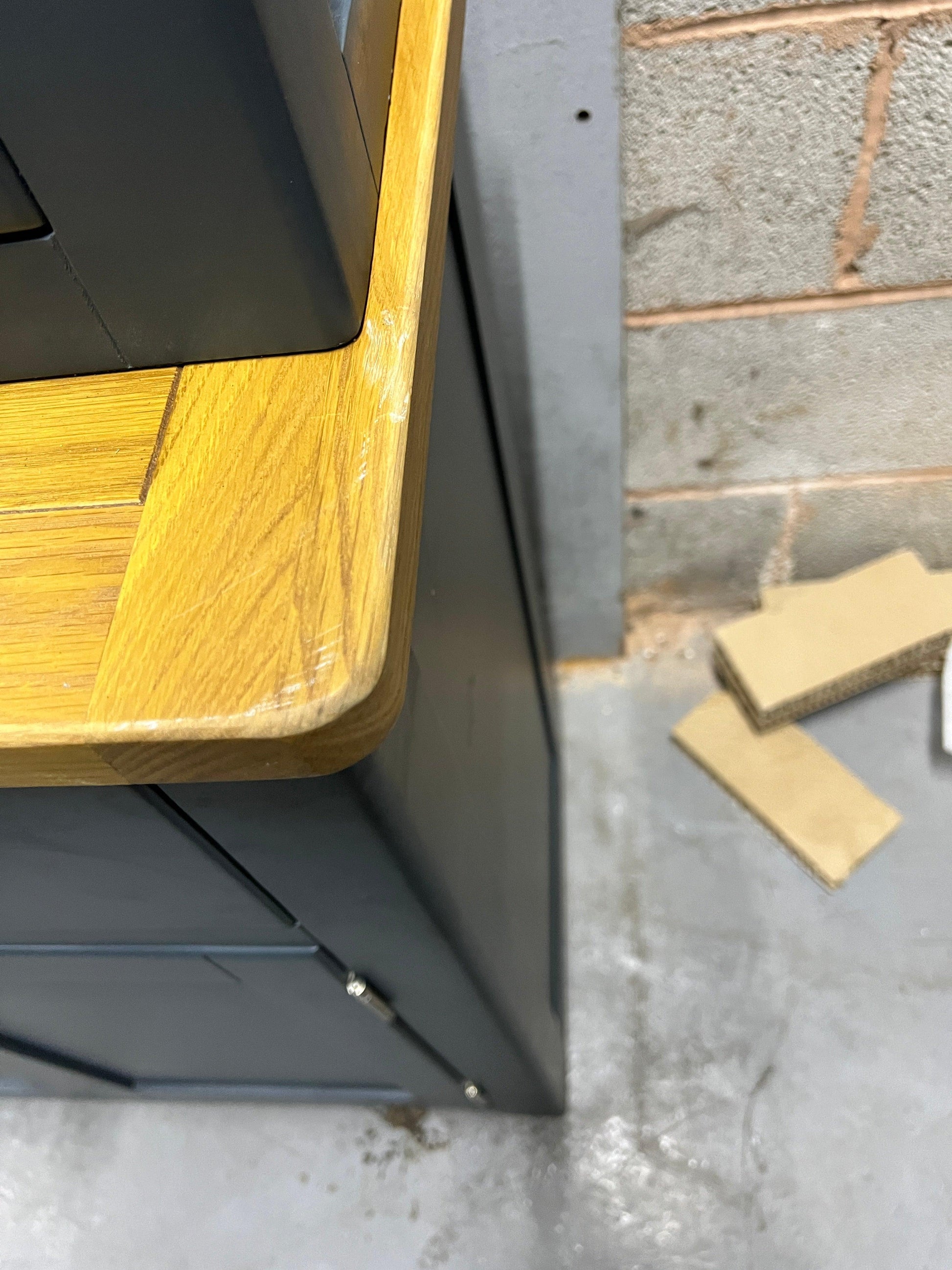 WESTCOTE INKY BLUE Dresser with Wine Rack Quality Furniture Clearance Ltd