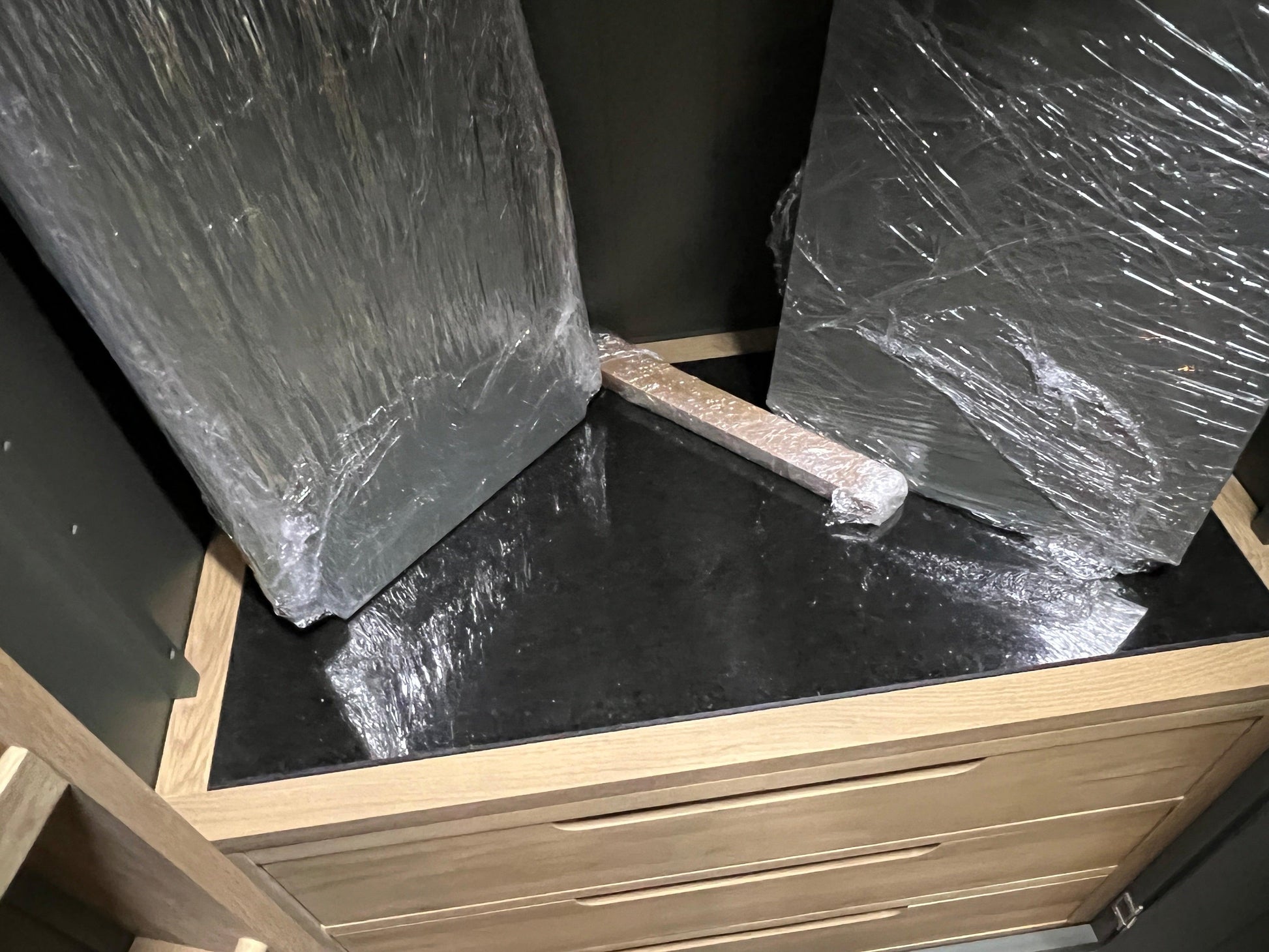 Kingscote Forest Green Double Larder Quality Furniture Clearance Ltd