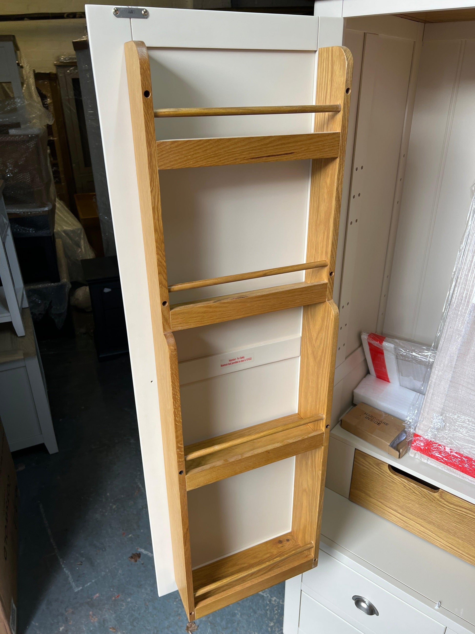 WESTCOTE CREAM Large Double Larder Quality Furniture Clearance Ltd