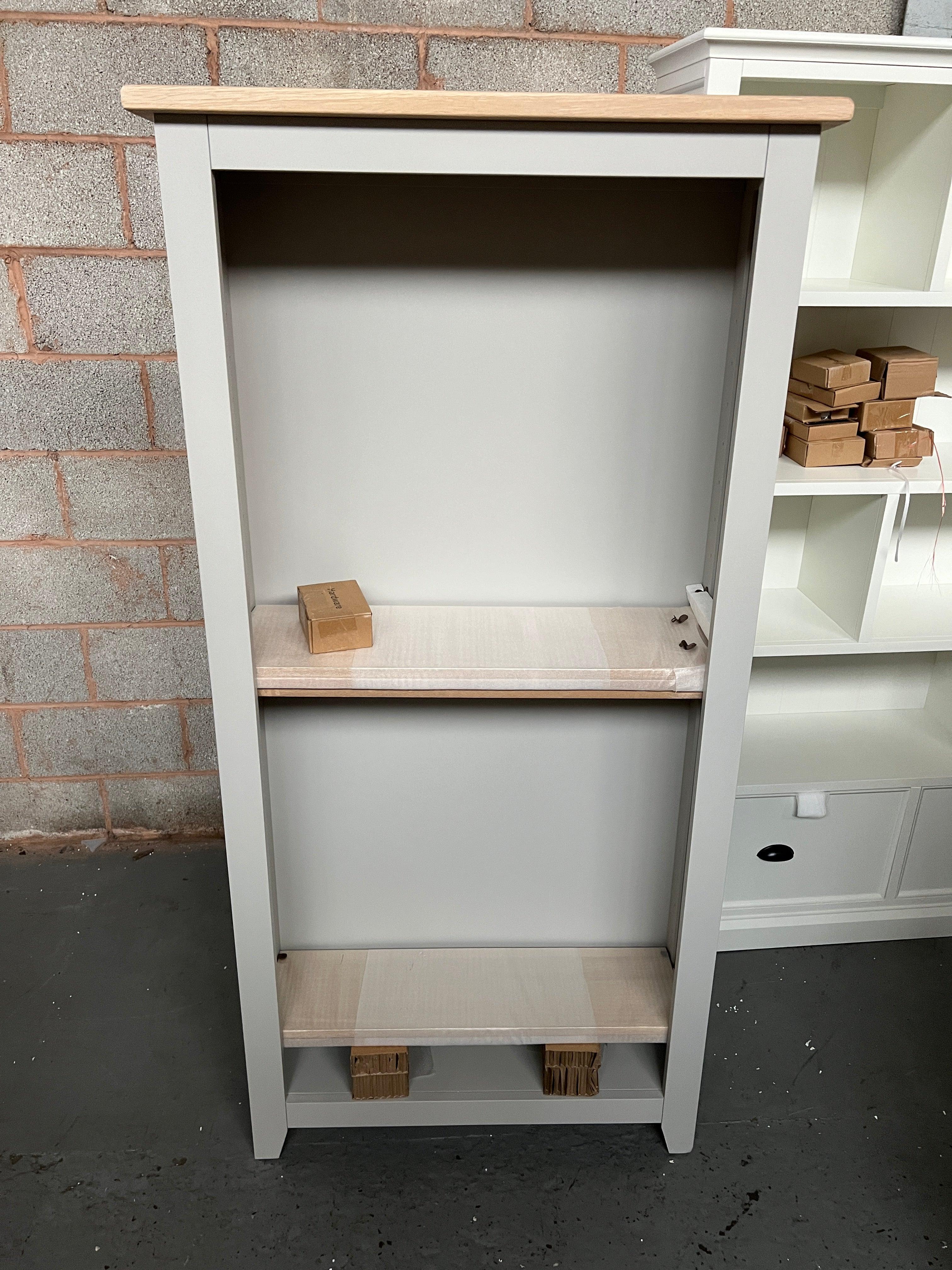 Chester Dove Grey Large Bookcase furniture delivered 