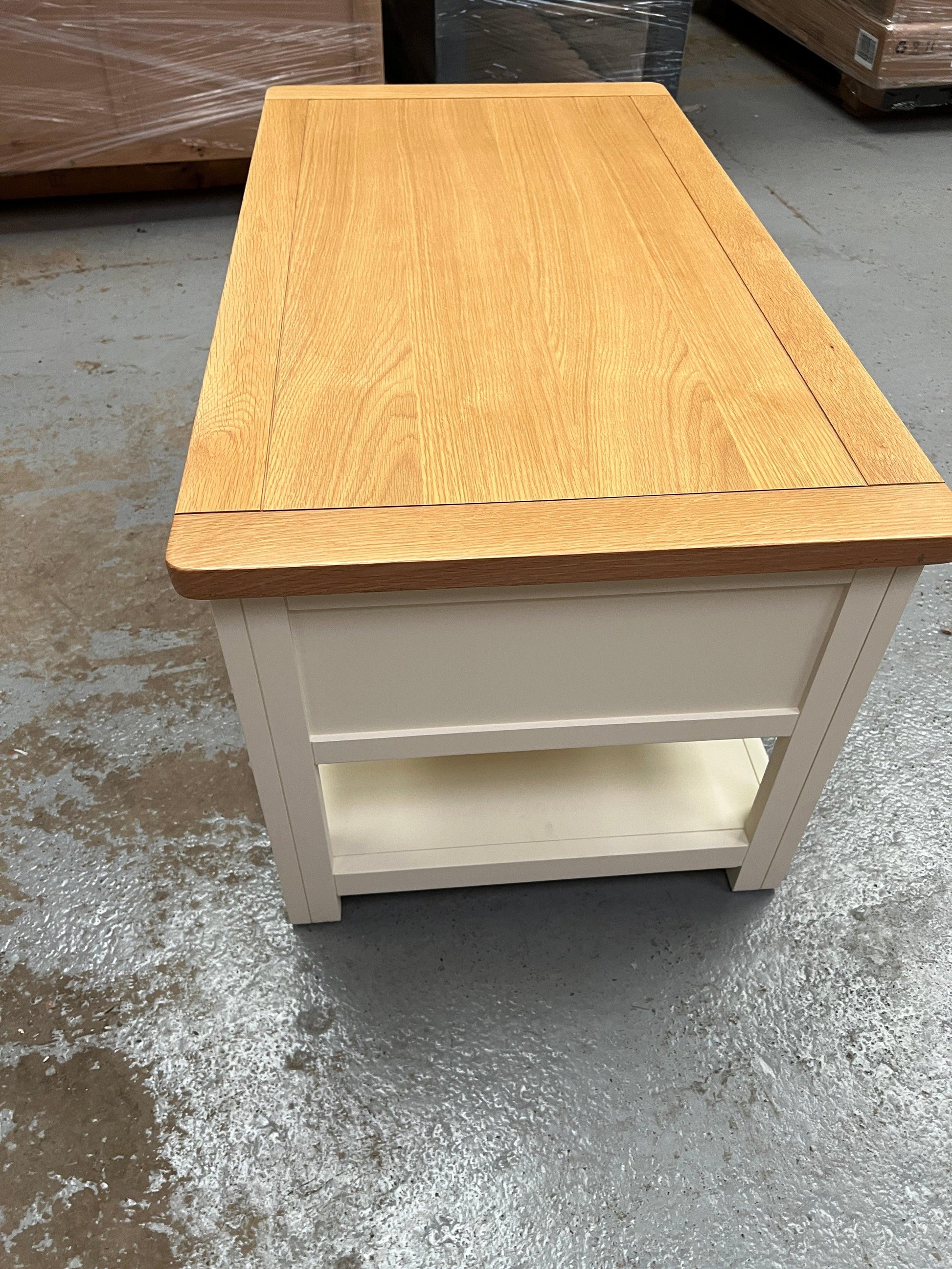 Sussex Cotswold Cream Coffee Table With Drawers furniture delivered 
