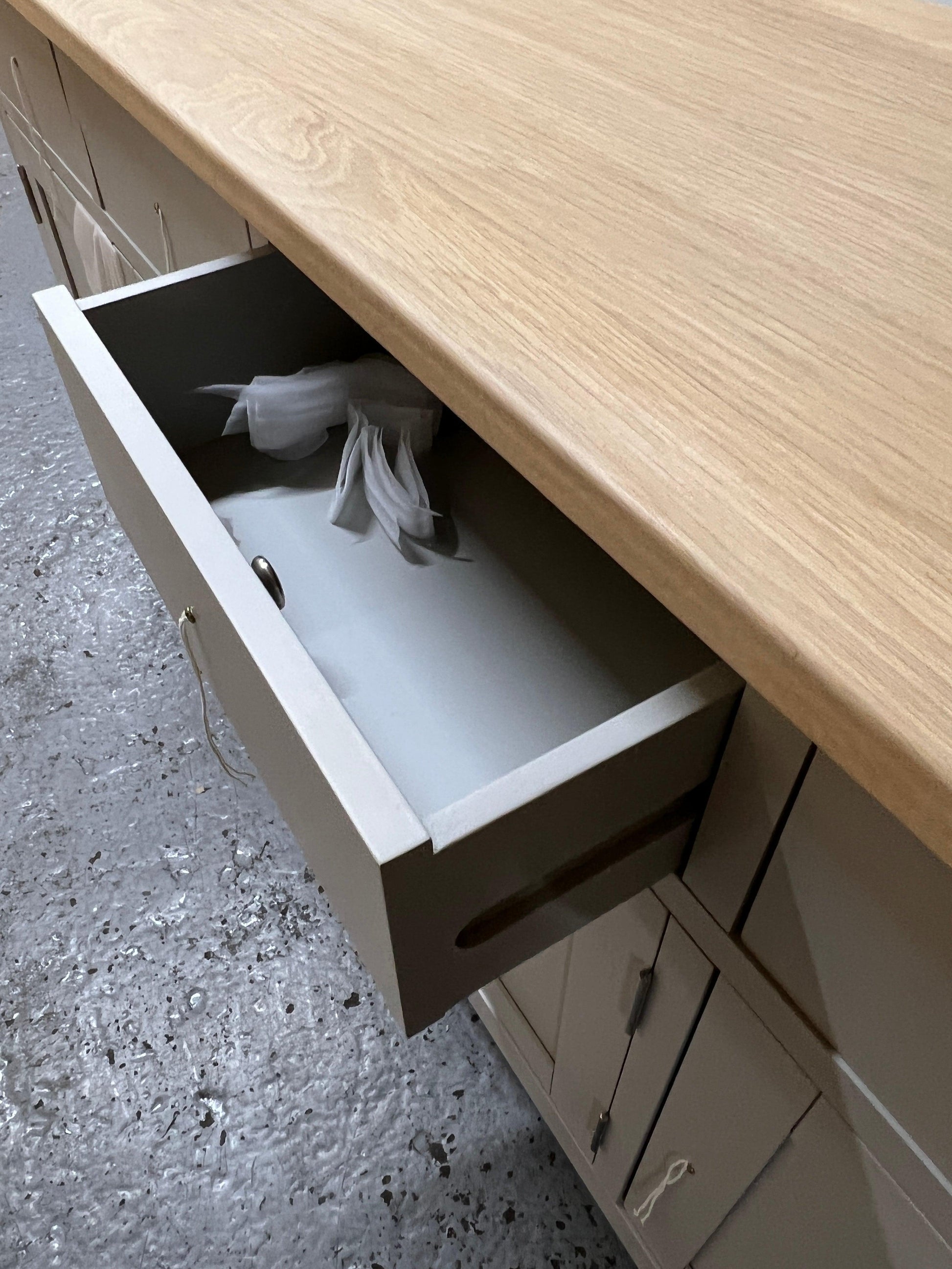 Chester Dove Grey Extra Large Sideboard Quality Furniture Clearance Ltd