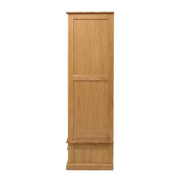 Appleby Light Oak Triple Wardrobe with Mirror Quality Furniture Clearance Ltd