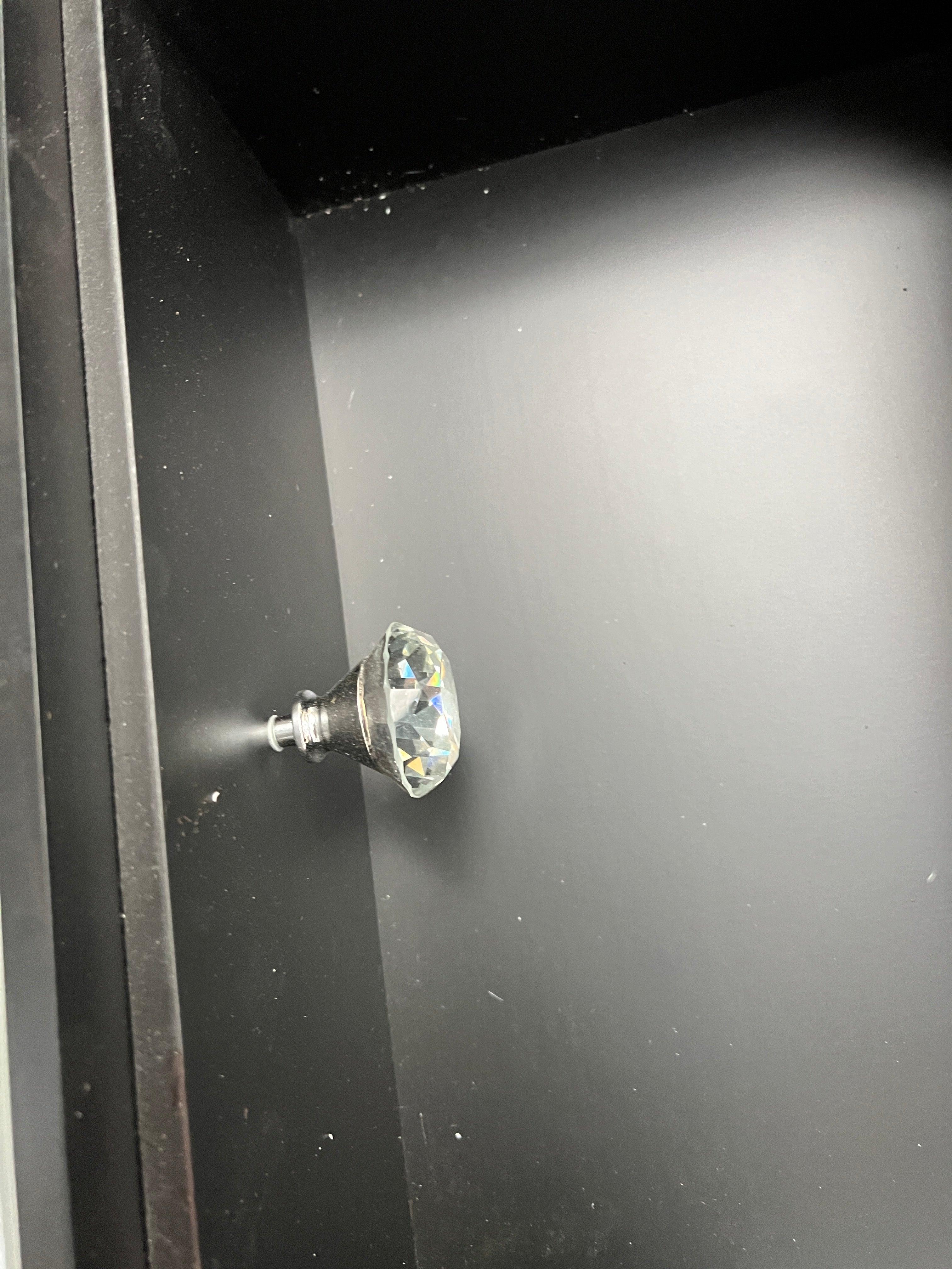 Set of 2 White Mirror 3 Drawer Bedside Cabinet Quality Furniture Clearance Ltd