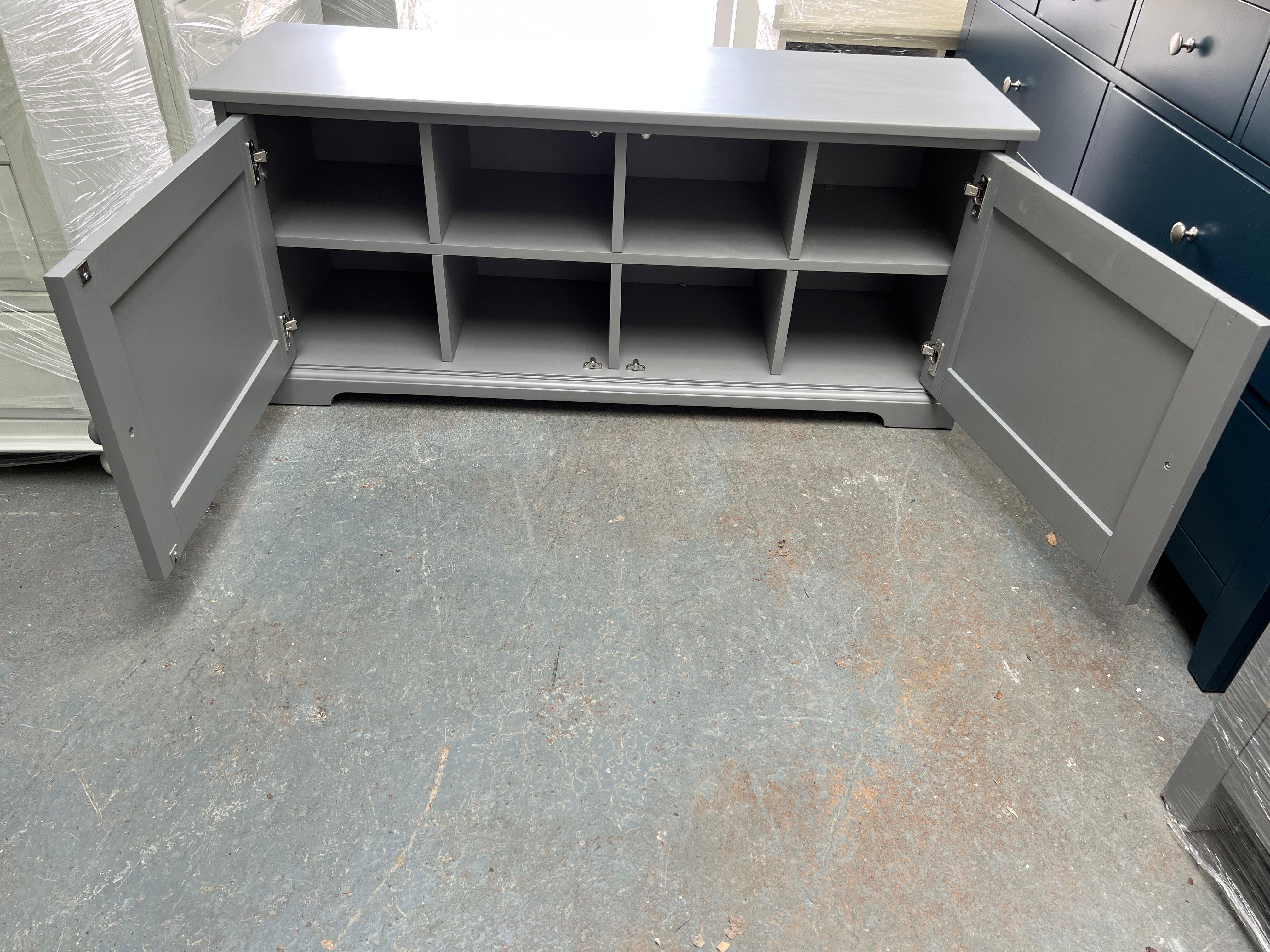 Storm Grey Hidden Shoe Storage Bench furniture delivered 