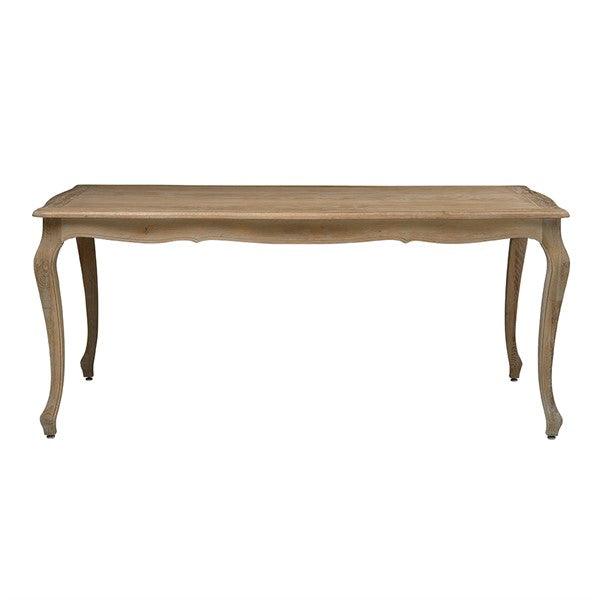 Camille Limewash Oak 180cm Dining Table Quality Furniture Clearance Ltd