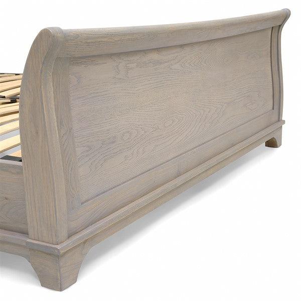 WINCHCOMBE SMOKED OAK 5ft Kingsize Sleigh Bed Quality Furniture Clearance Ltd