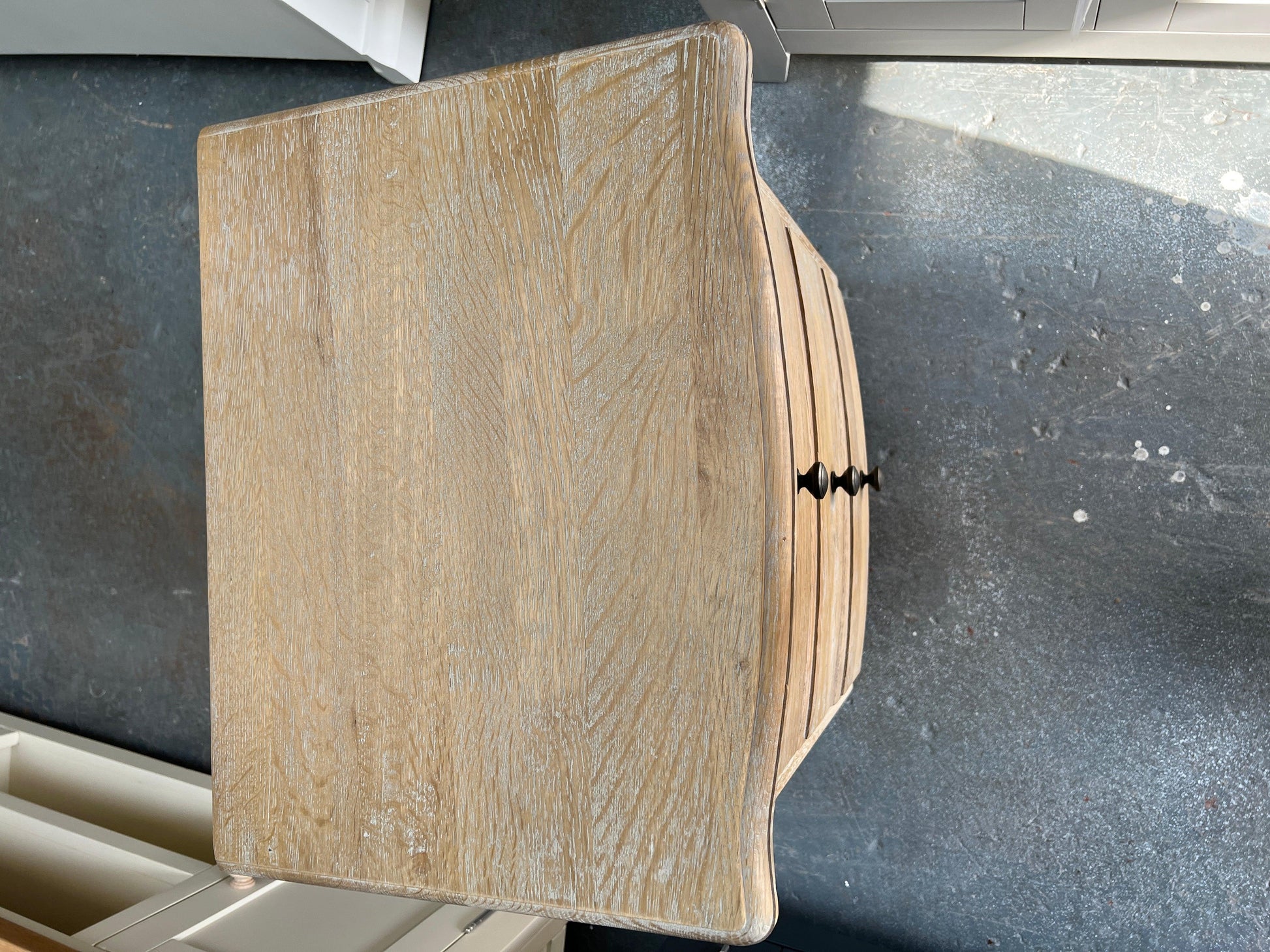 set of 2 Camille Limewash Oak 3 Drawer Bedside Tables furniture delivered 