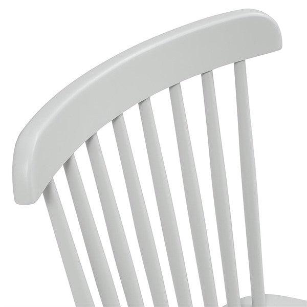Set of 4 CHESTER DOVE GREY Spindleback Chair - Dove Grey Quality Furniture Clearance Ltd