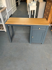 Chalford Inky Blue Single Pedestal Desk. furniture delivered 