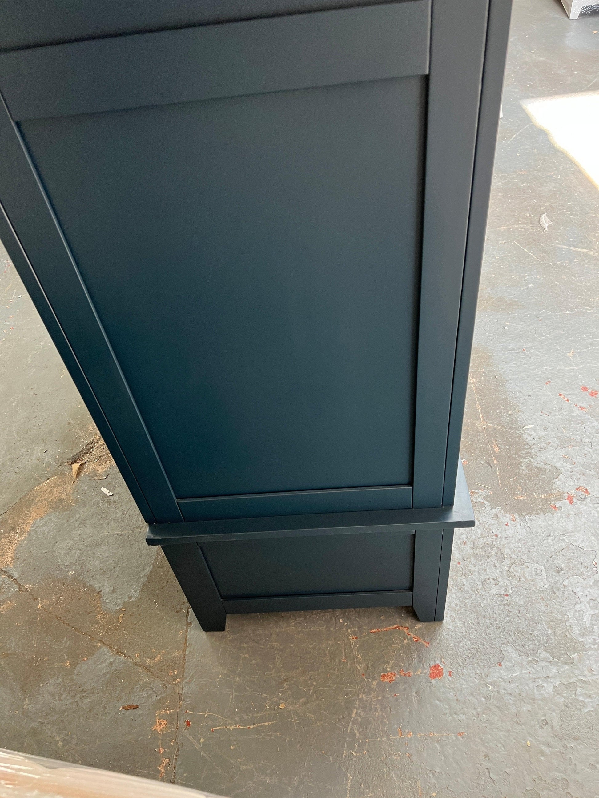 Chester Midnight Blue Triple Wardrobe Quality Furniture Clearance Ltd