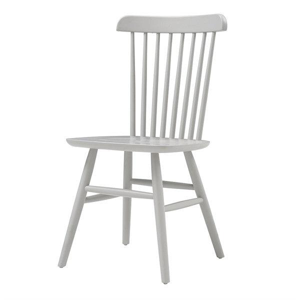 Set of 4 CHESTER DOVE GREY Spindleback Chair - Dove Grey Quality Furniture Clearance Ltd