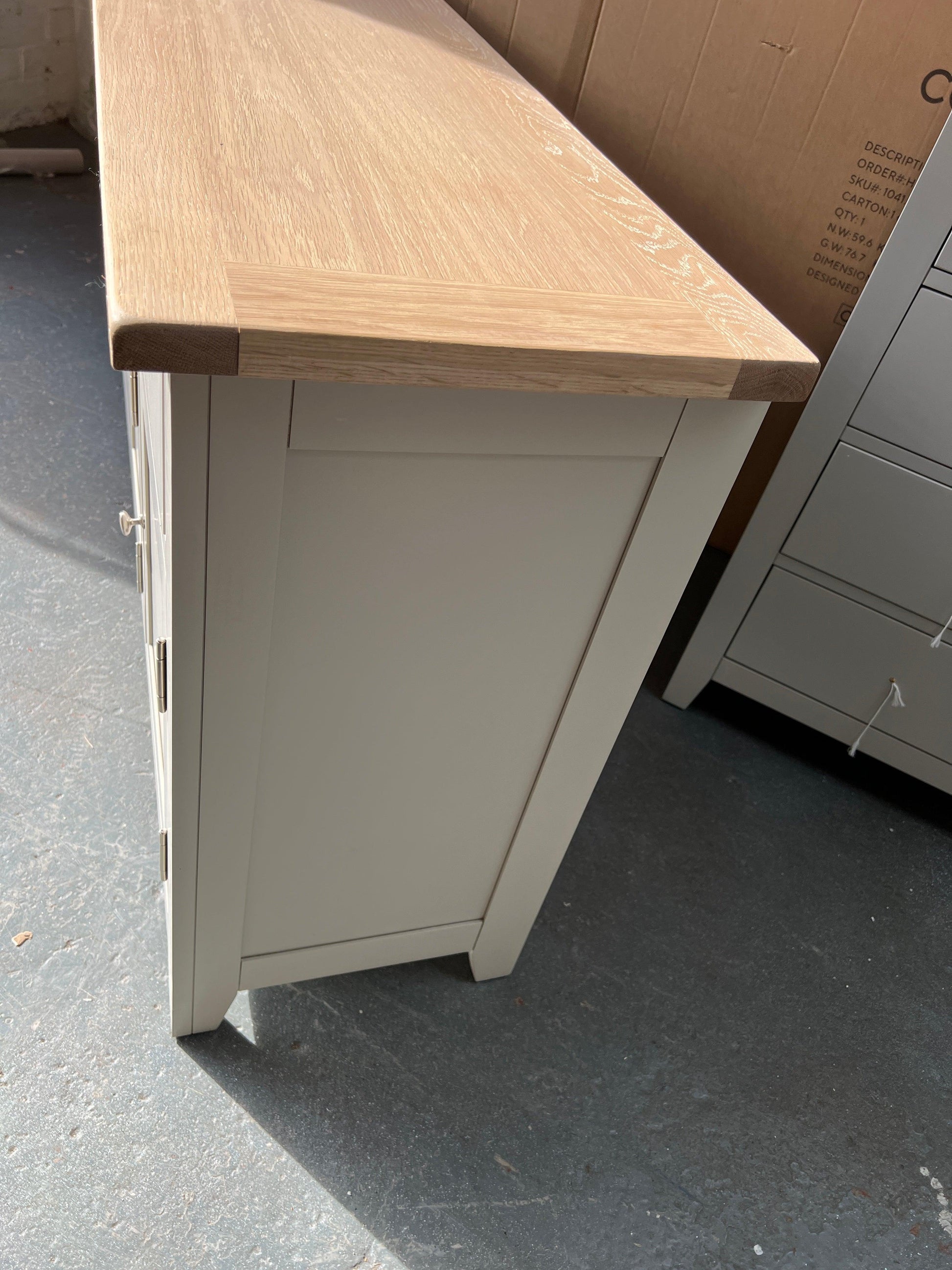 Chester Stone Extra Large Sideboard Quality Furniture Clearance Ltd