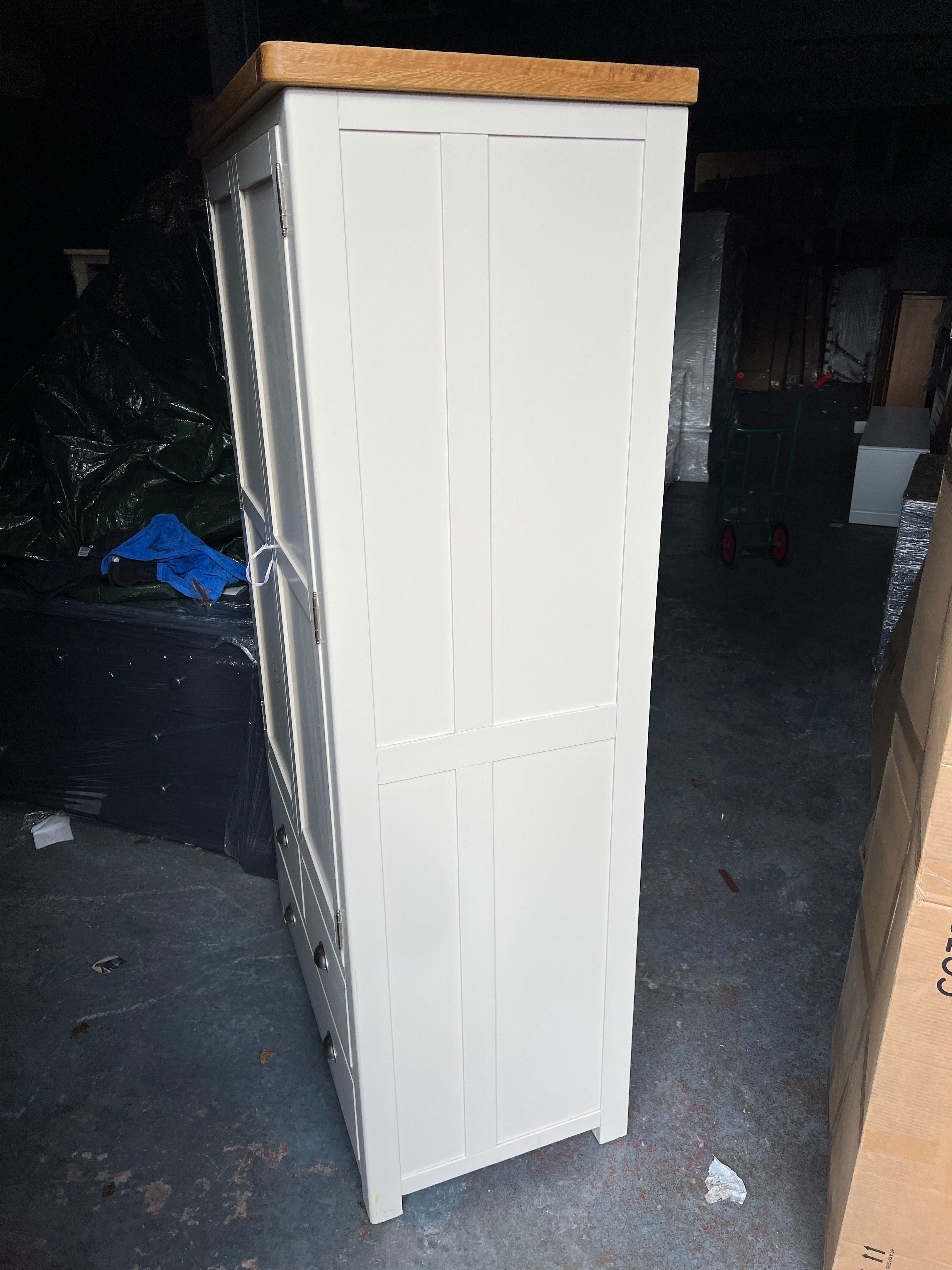 WESTCOTE CREAM Large Double Larder Quality Furniture Clearance Ltd