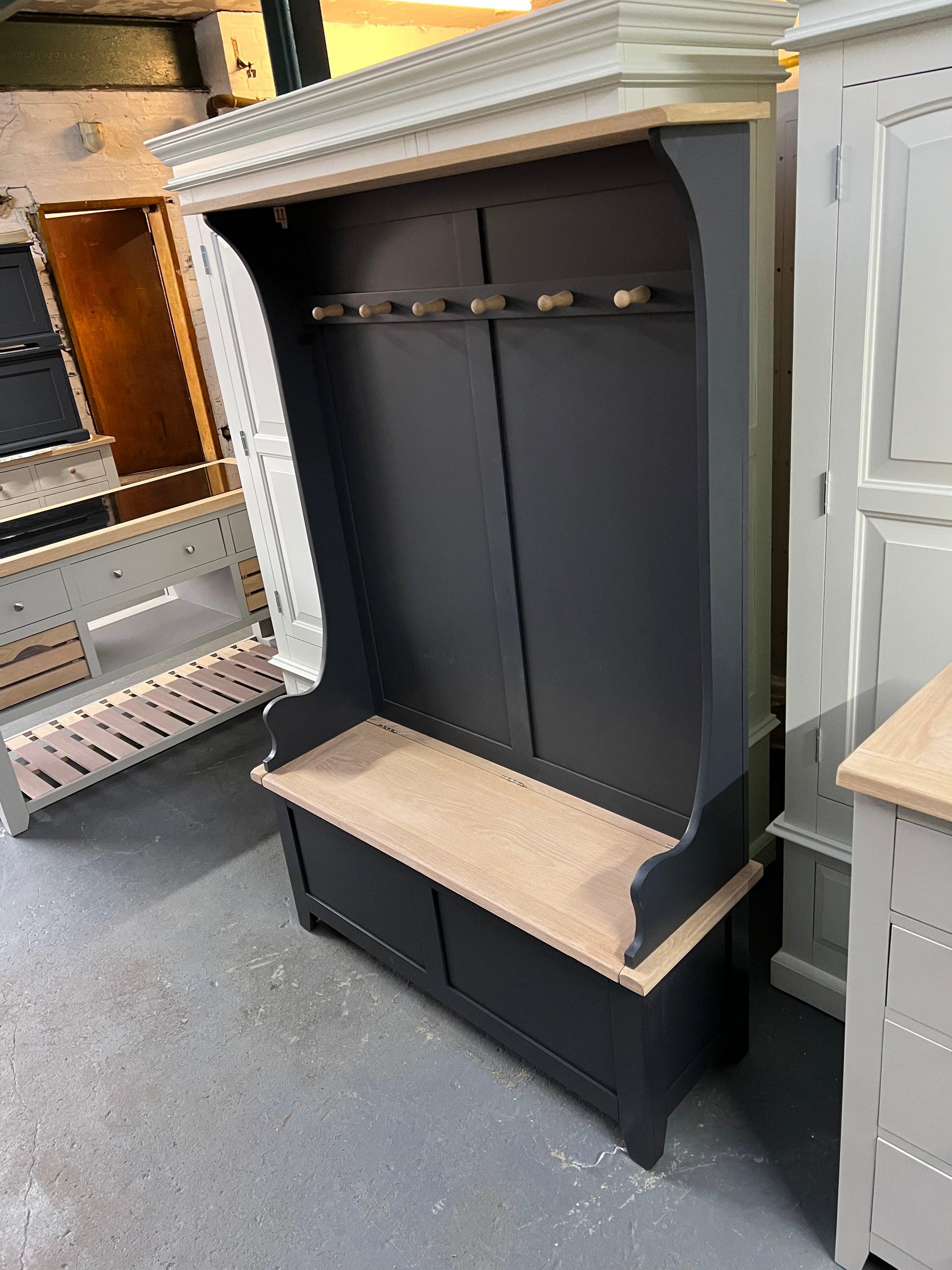 Chester Charcoal Hallway Tidy furniture delivered 