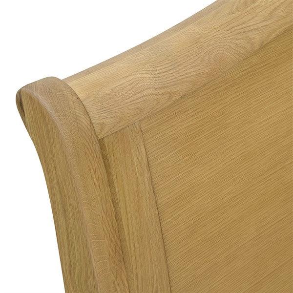 WINCHCOMBE OILED OAK 5ft Kingsize Sleigh Bed Quality Furniture Clearance Ltd