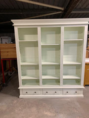 Burford Ivory Grand Bookcase. furniture delivered 