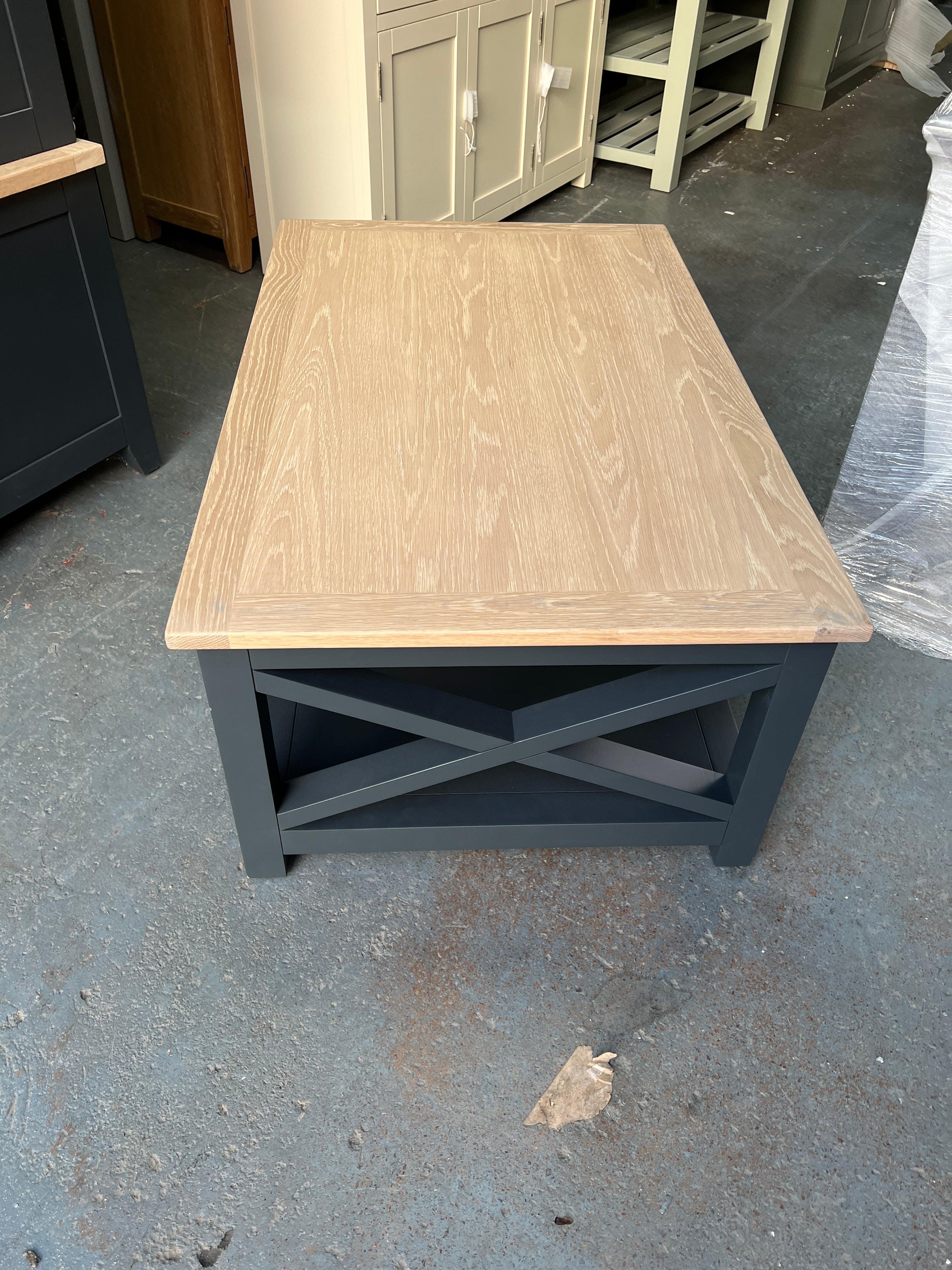 Chester Charcoal Large Coffee Table Quality Furniture Clearance Ltd