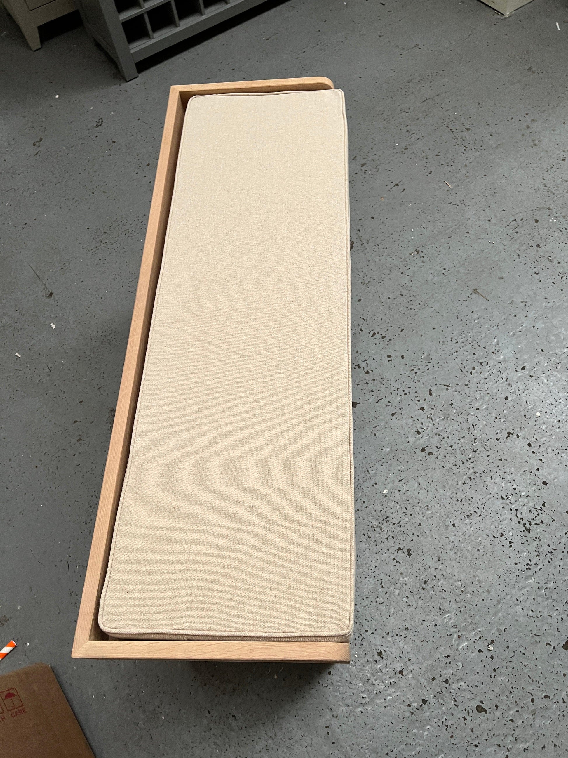 Chester Pure White Large Shoe Storage Trunk and Bench Quality Furniture Clearance Ltd