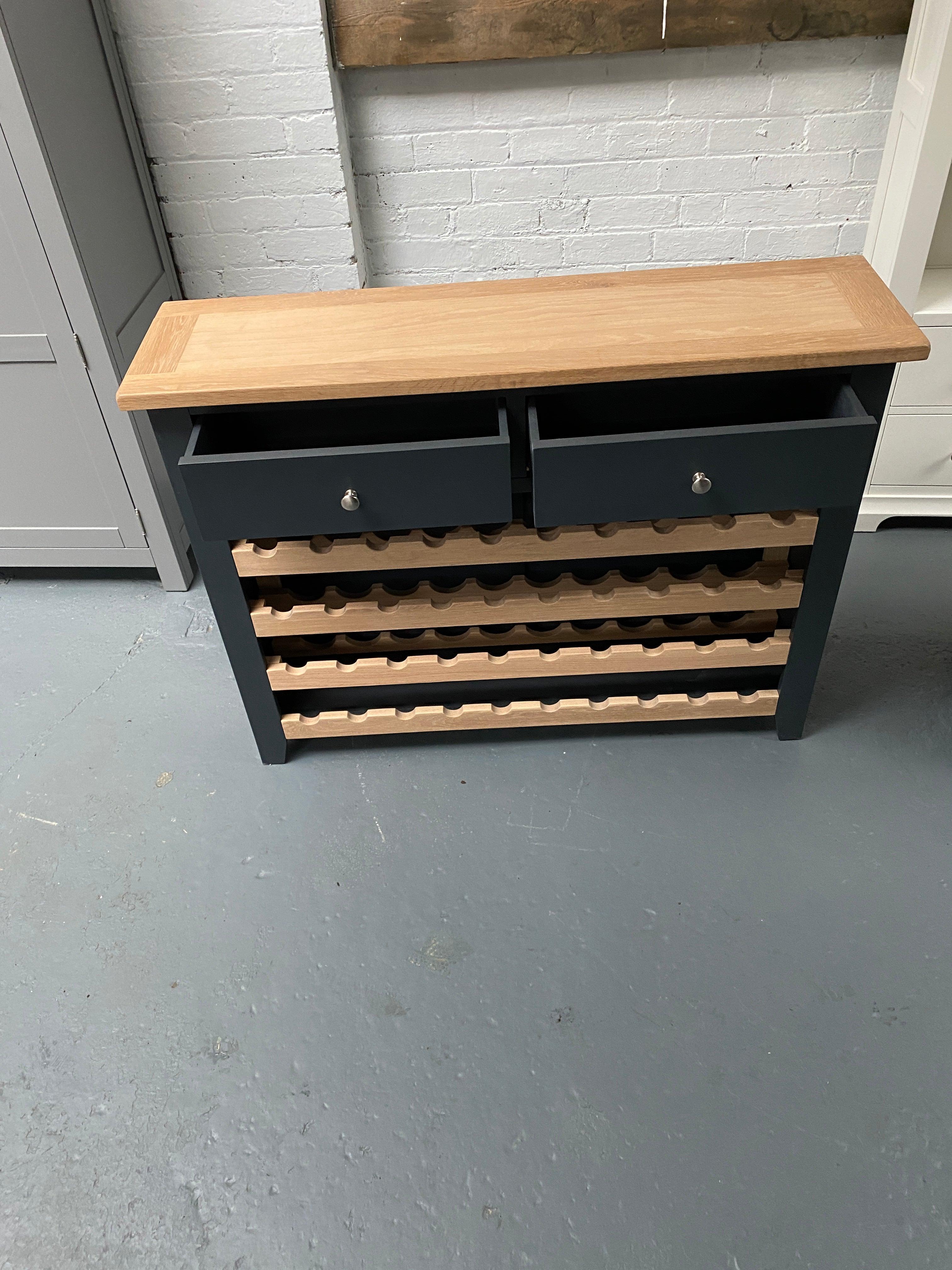 Charcoal Wine Console furniture delivered 