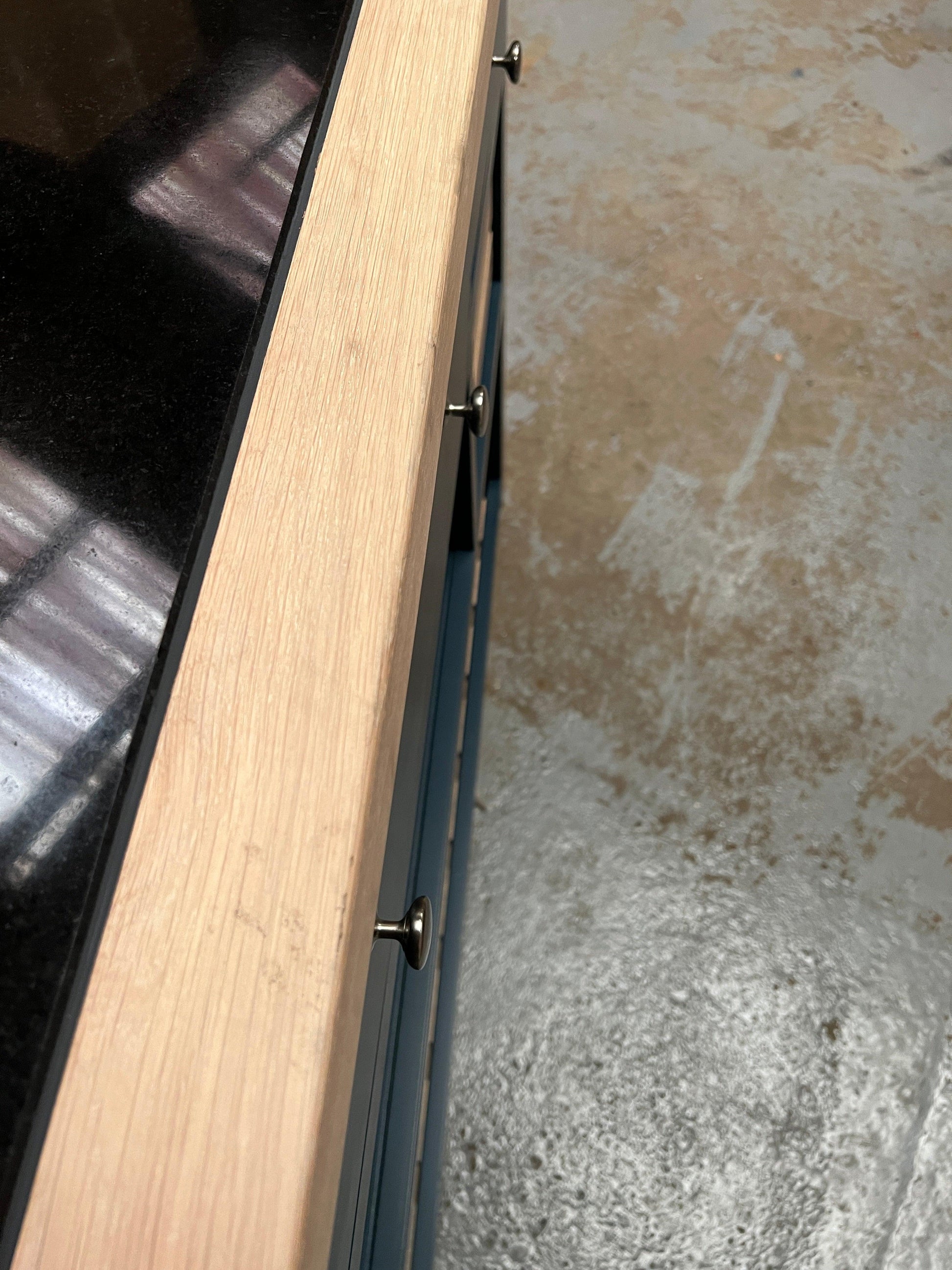 CHESTER MIDNIGHT BLUE Kitchen Island Quality Furniture Clearance Ltd