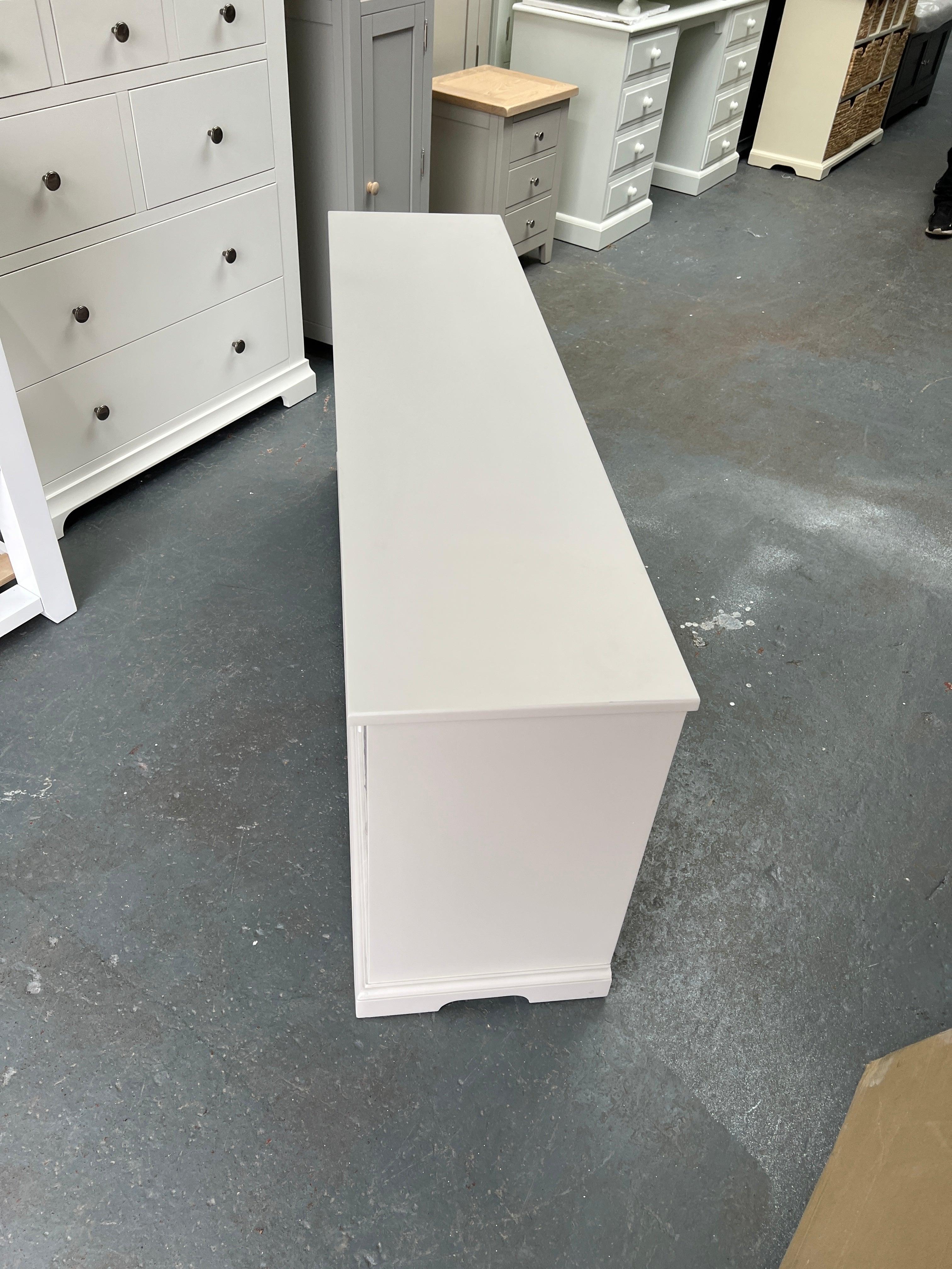 Farmhouse Dove Grey 6 Drawer Chest furniture delivered