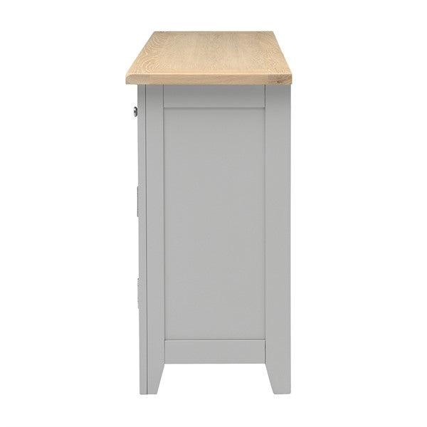 Chester Dove Grey Large Sideboard With Wine Rack Quality Furniture Clearance Ltd