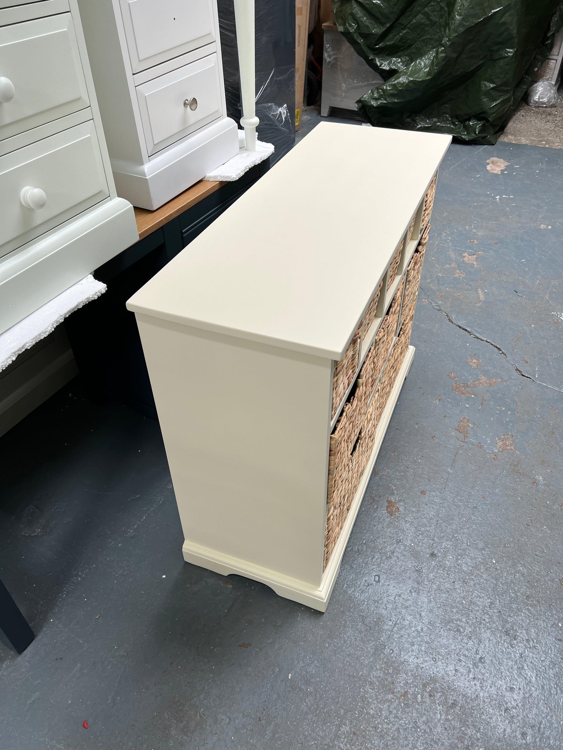 10 Drawer Merchants Chest - Ivory furniture delivered 