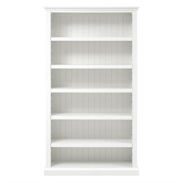 Stow Warm White Large Bookcase Quality Furniture Clearance Ltd
