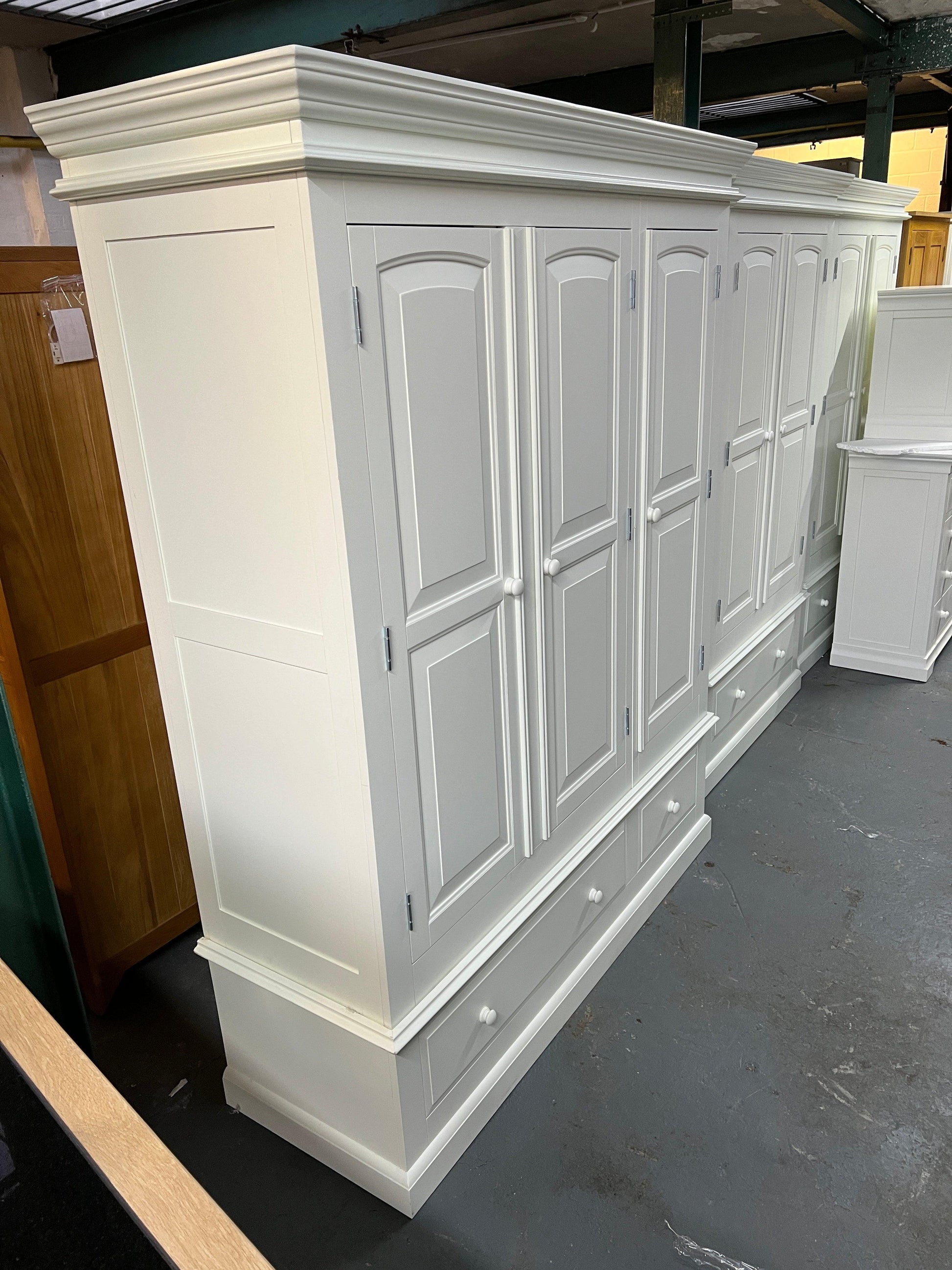 Burford Ivory Triple Wardrobe furniture delivered 