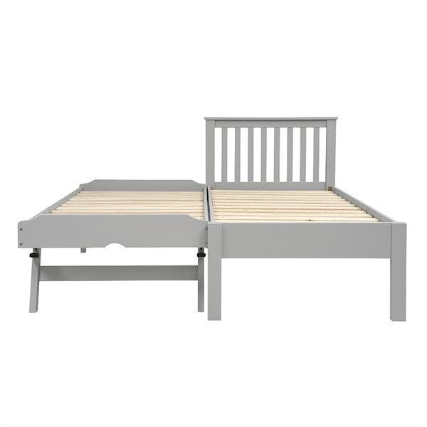 Pensham Dove Grey Guest Bed and Trundle Quality Furniture Clearance Ltd